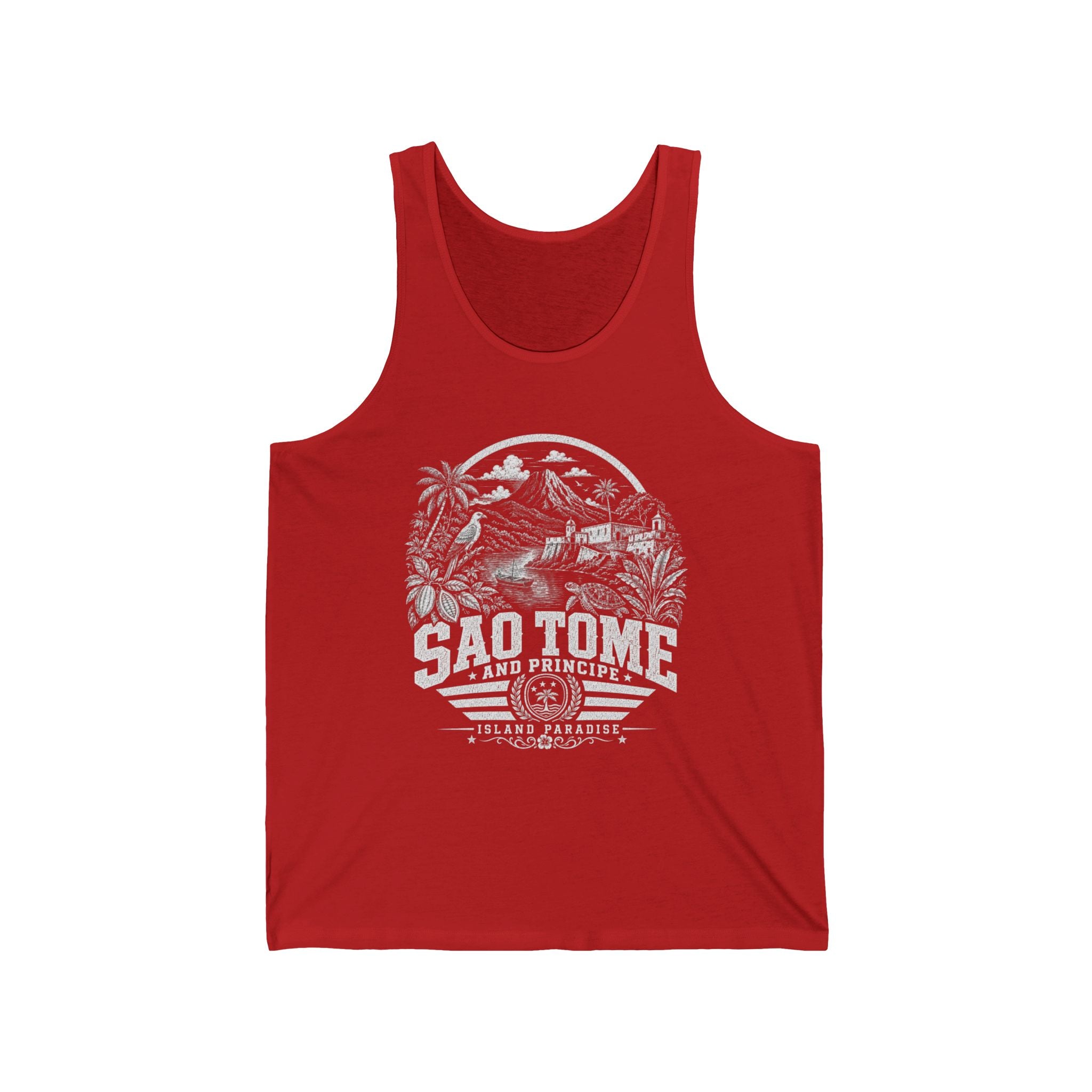 Sao Tome and Principe Island Paradise Men's Tank Top