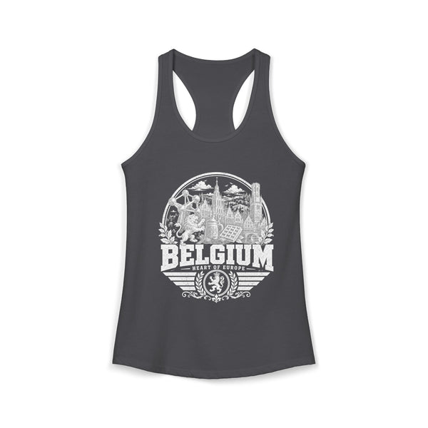 Belgium Heart of Europe Women's Tank Top