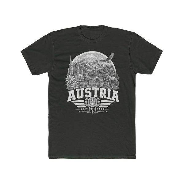 Austria Alpine Heart Men's Tee