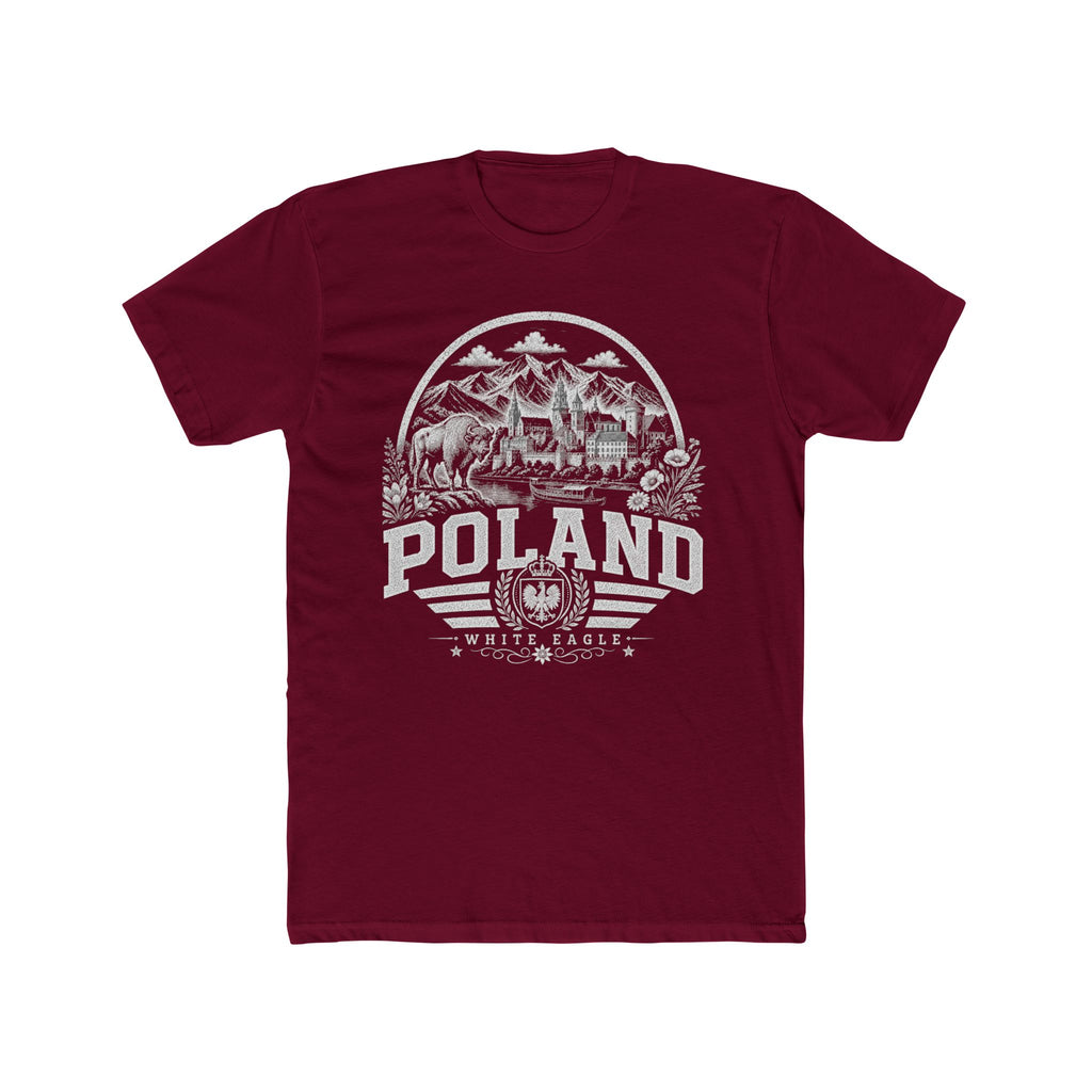 Poland vintage landmarks men's tee — iconic landmark design | Nameshi Destinations (view 14)