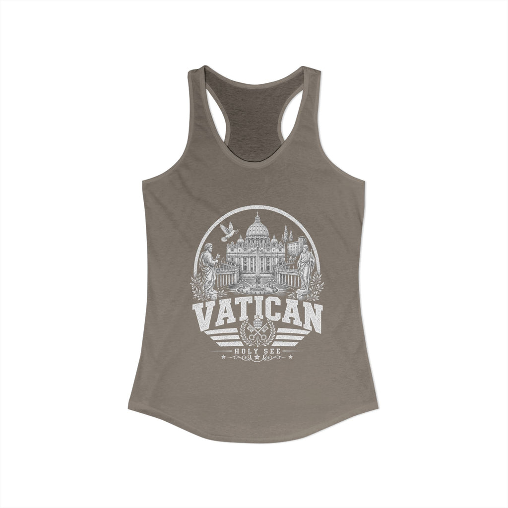 Vatican vintage landmarks tank top — iconic landmark design | Nameshi Destinations (view 26)