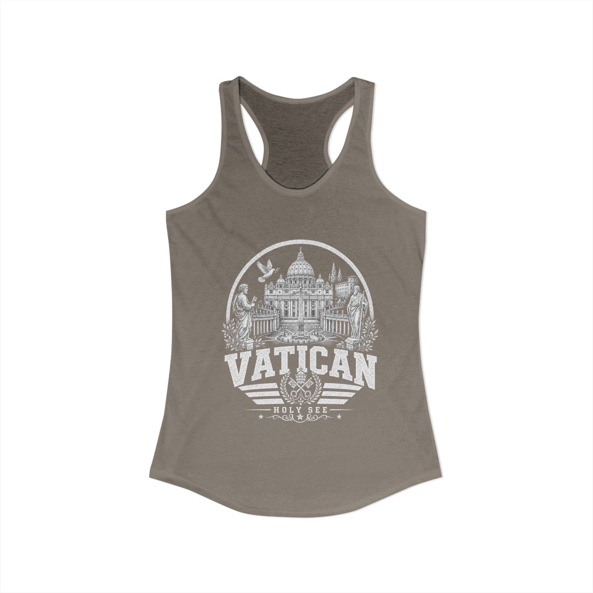 Vatican vintage landmarks tank top — iconic landmark design | Nameshi Destinations (view 26)