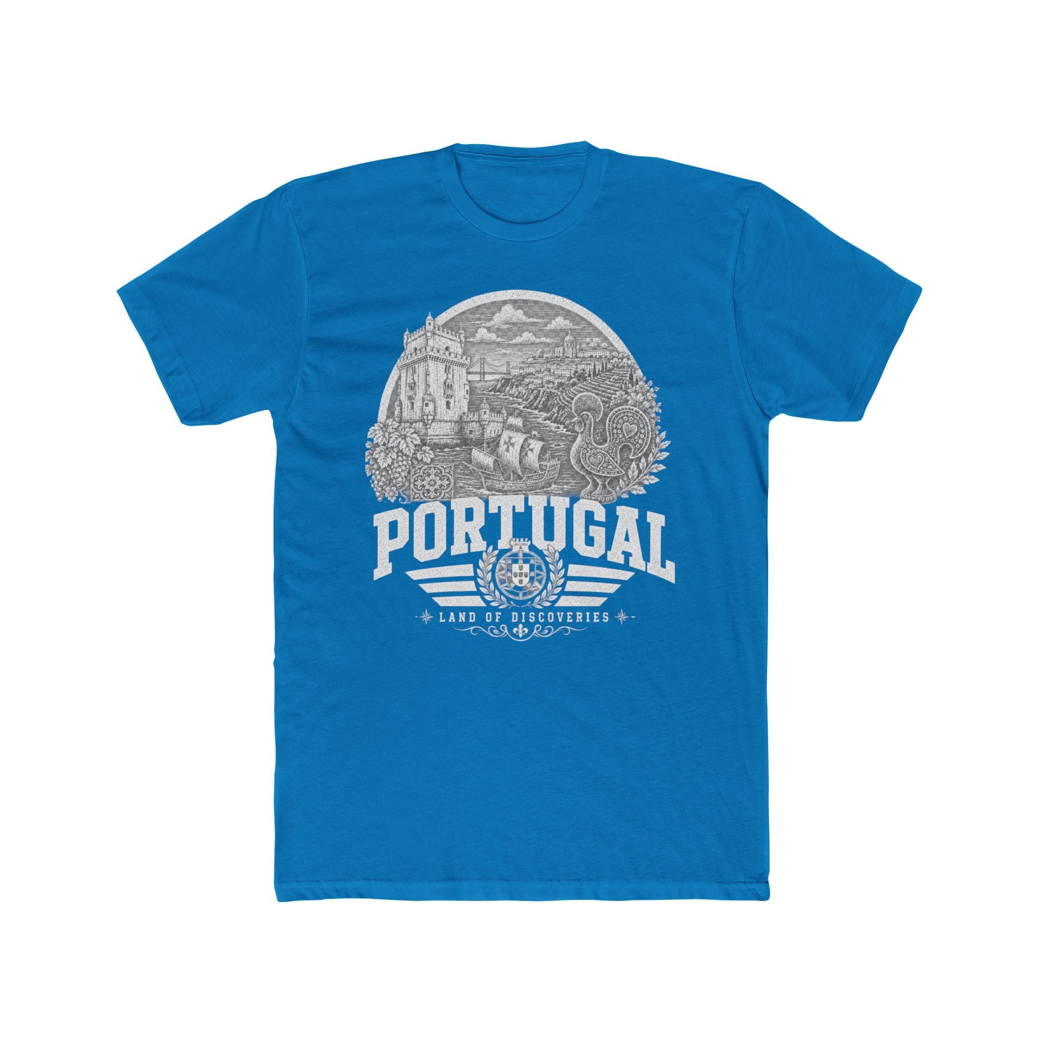 Portugal vintage landmarks men's tee — iconic landmark design | Nameshi Destinations (view 9)
