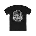 Camiseta Masculina Paraíso da Ilha de Seychelles
