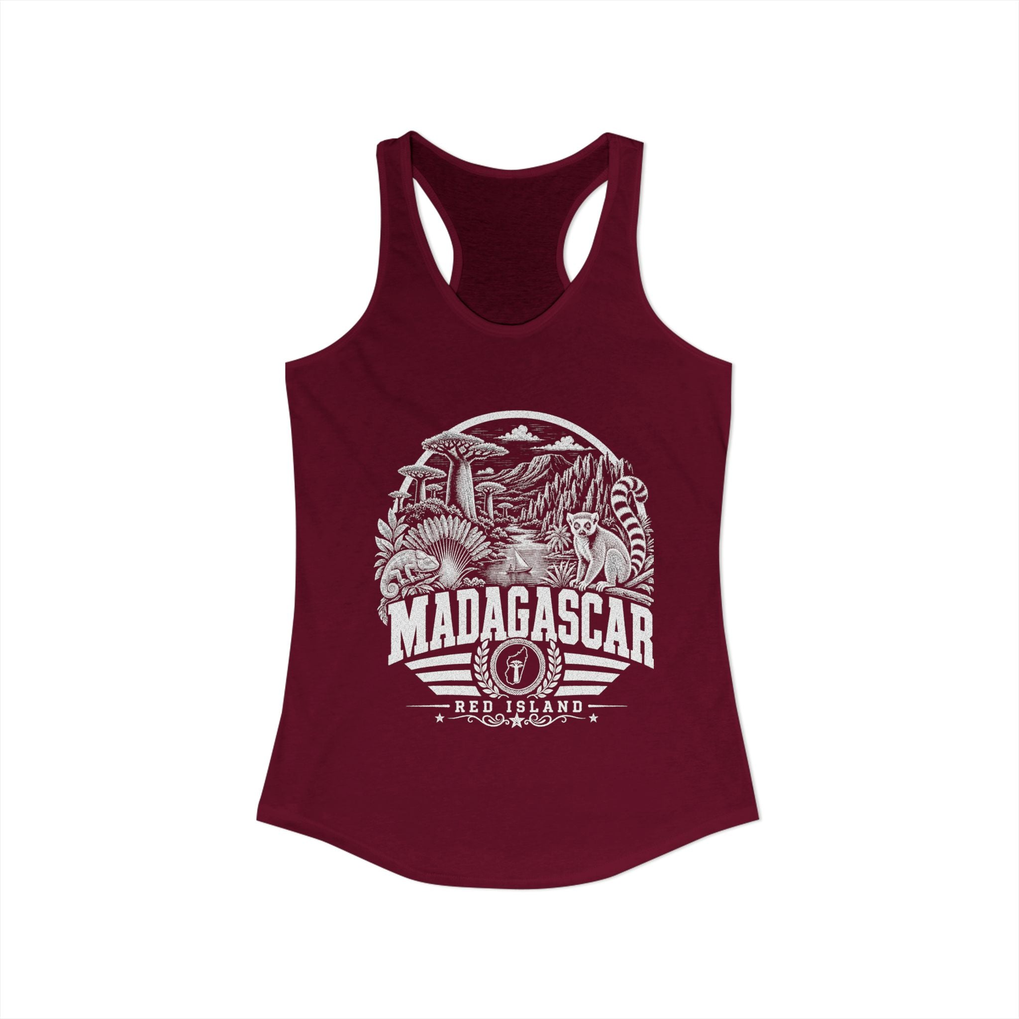Madagascar Red Island Women's Tank Top