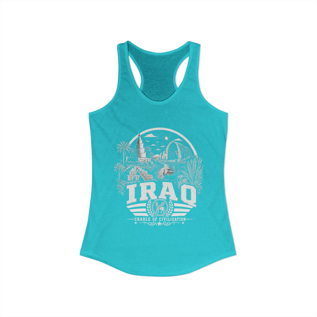 Camiseta sin mangas de mujer "Irak Cuna de la Civilización"