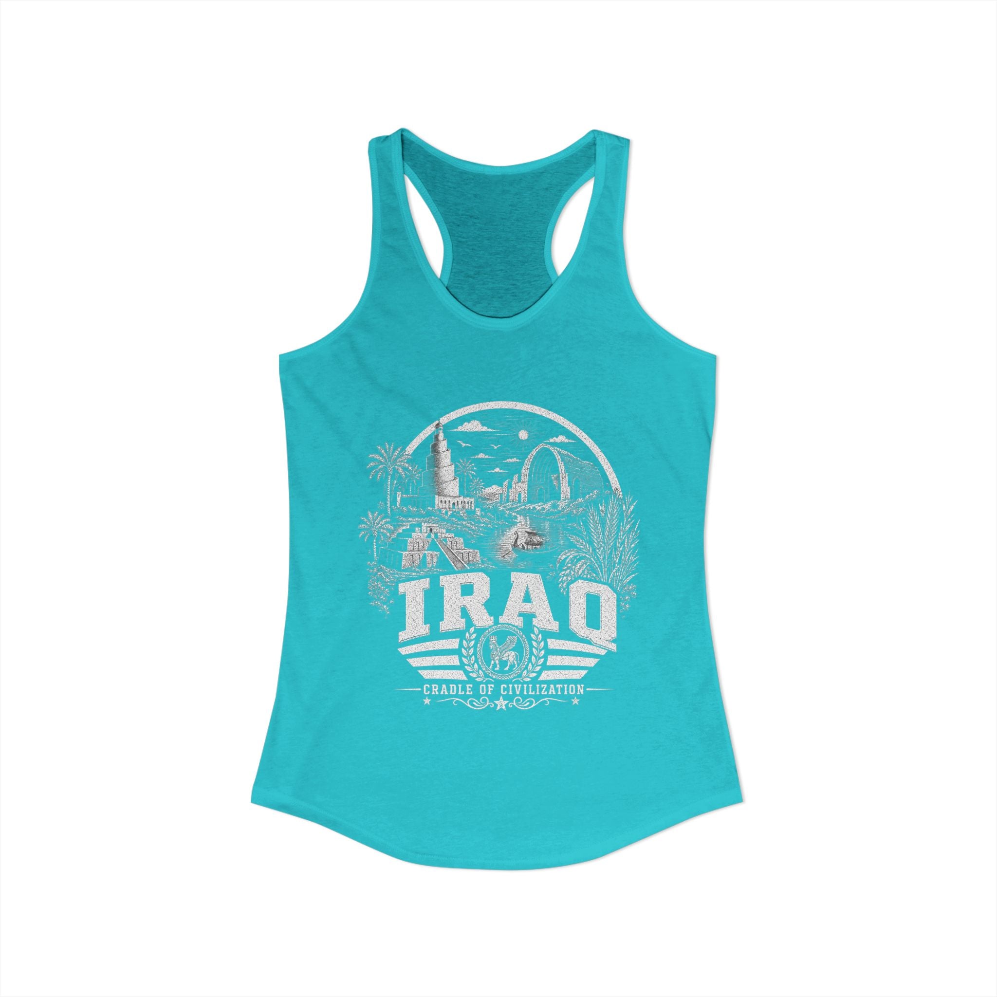 Camiseta sin mangas de mujer "Irak Cuna de la Civilización"