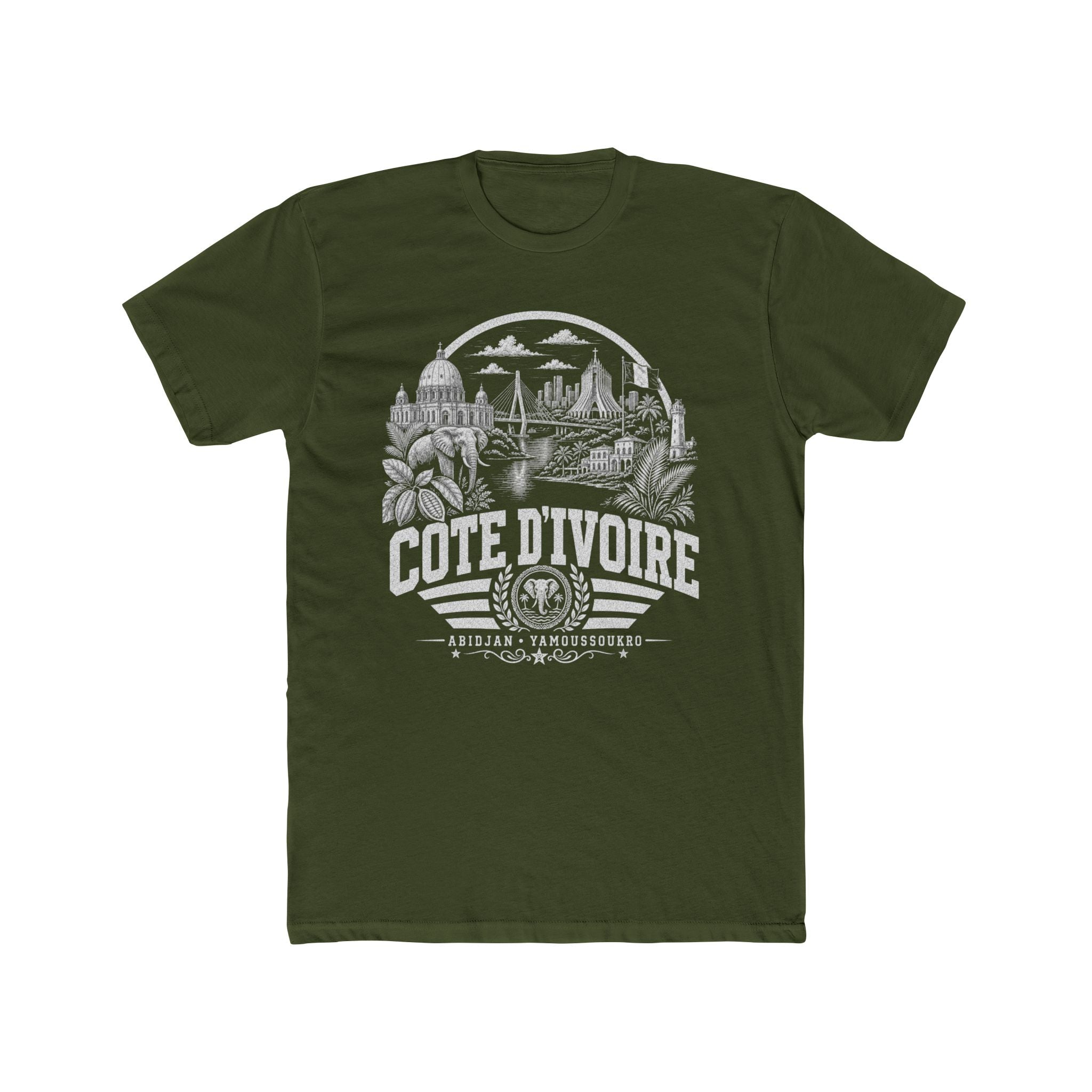 Cote d'Ivoire Land of Elephants Men's Tee