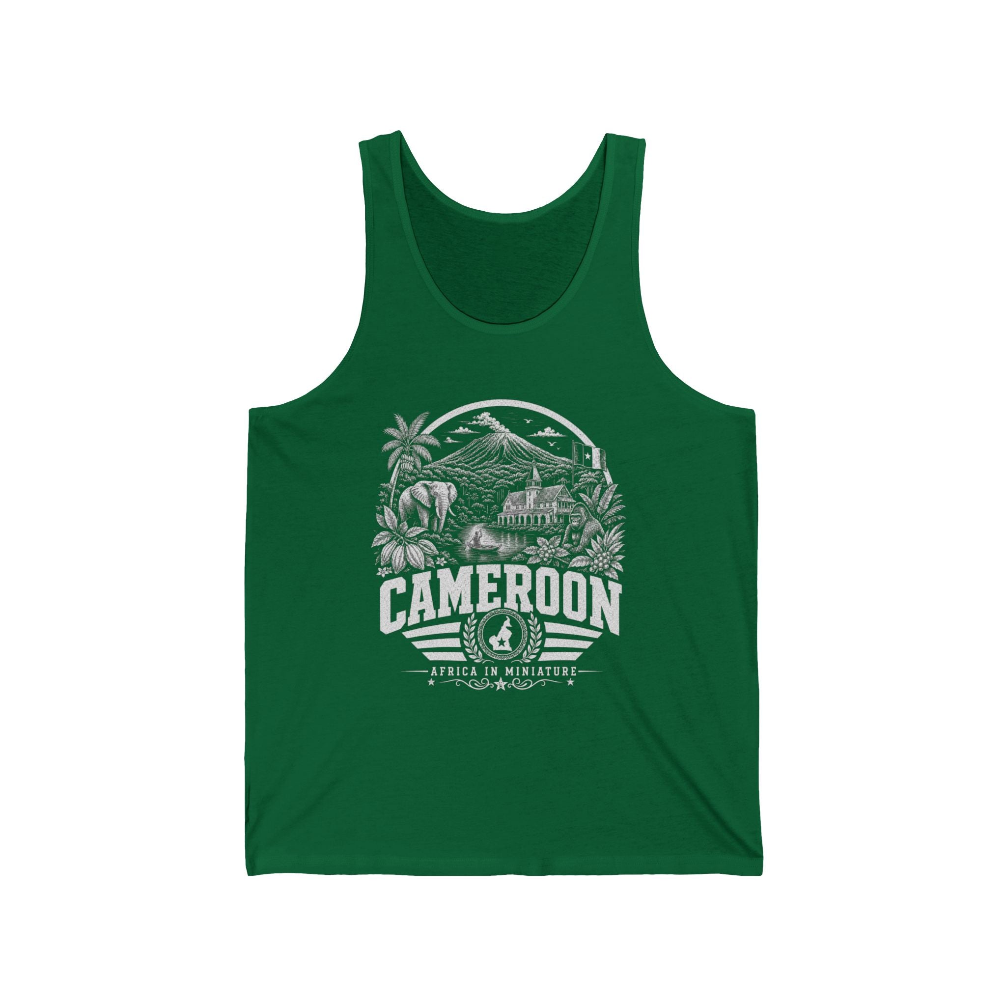 Cameroon Africa in Miniature Men's Tank Top