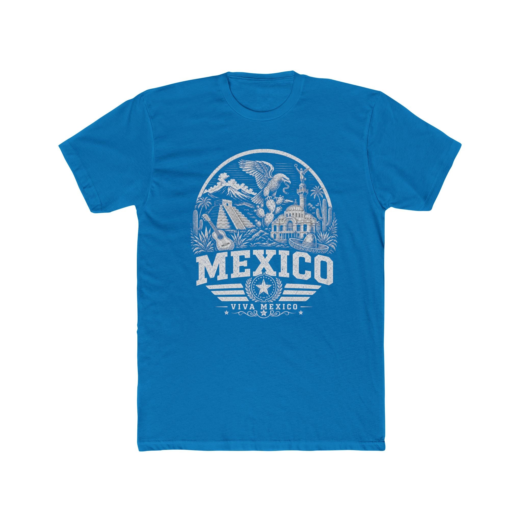 Mexico vintage landmarks men's tee — iconic landmark design | Nameshi Destinations (view 9)