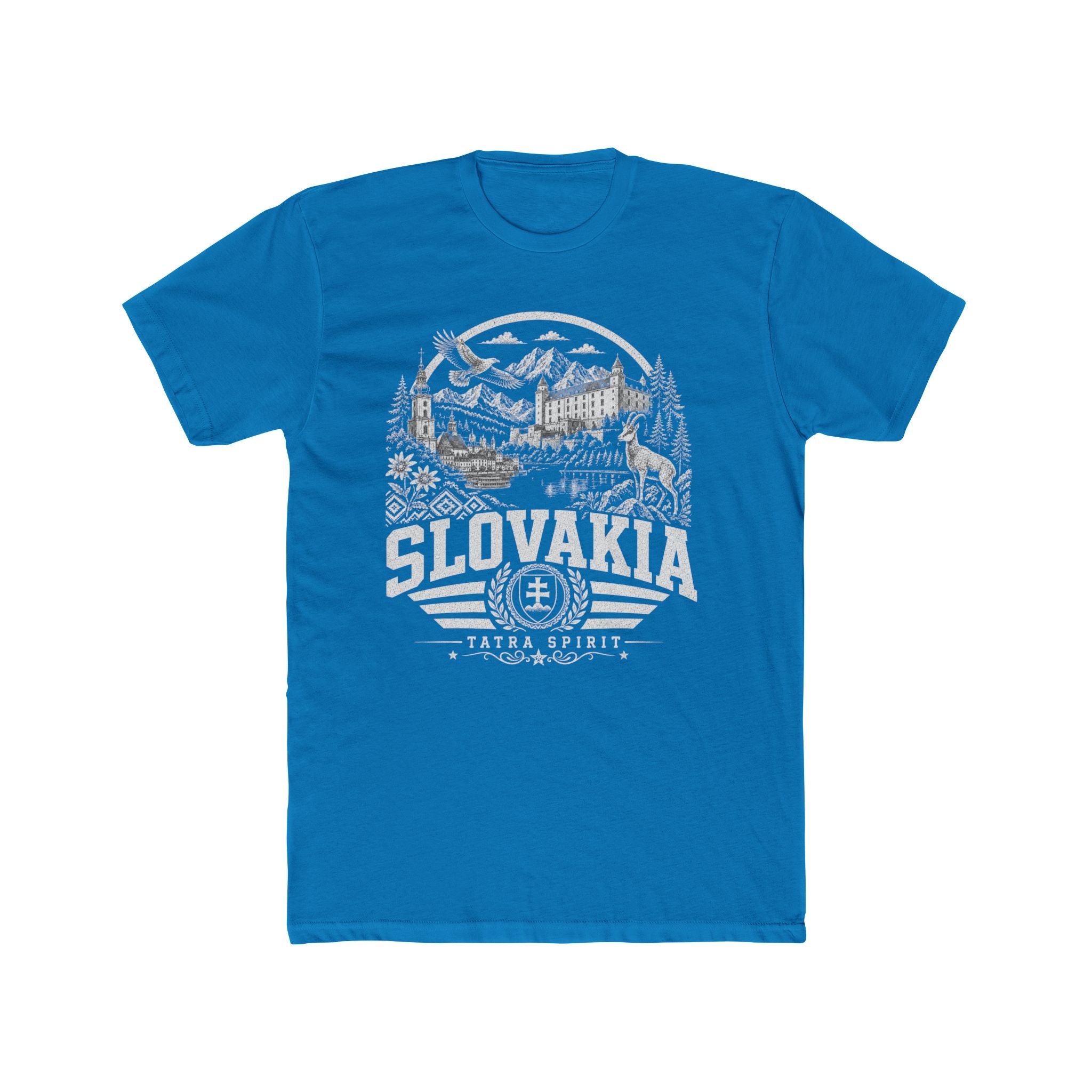 Slovakia vintage landmarks men's tee — iconic landmark design | Nameshi Destinations (view 9)