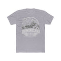 República Dominicana vintage landmarks men's tee — iconic landmark design | Nameshi Destinations (view 3)