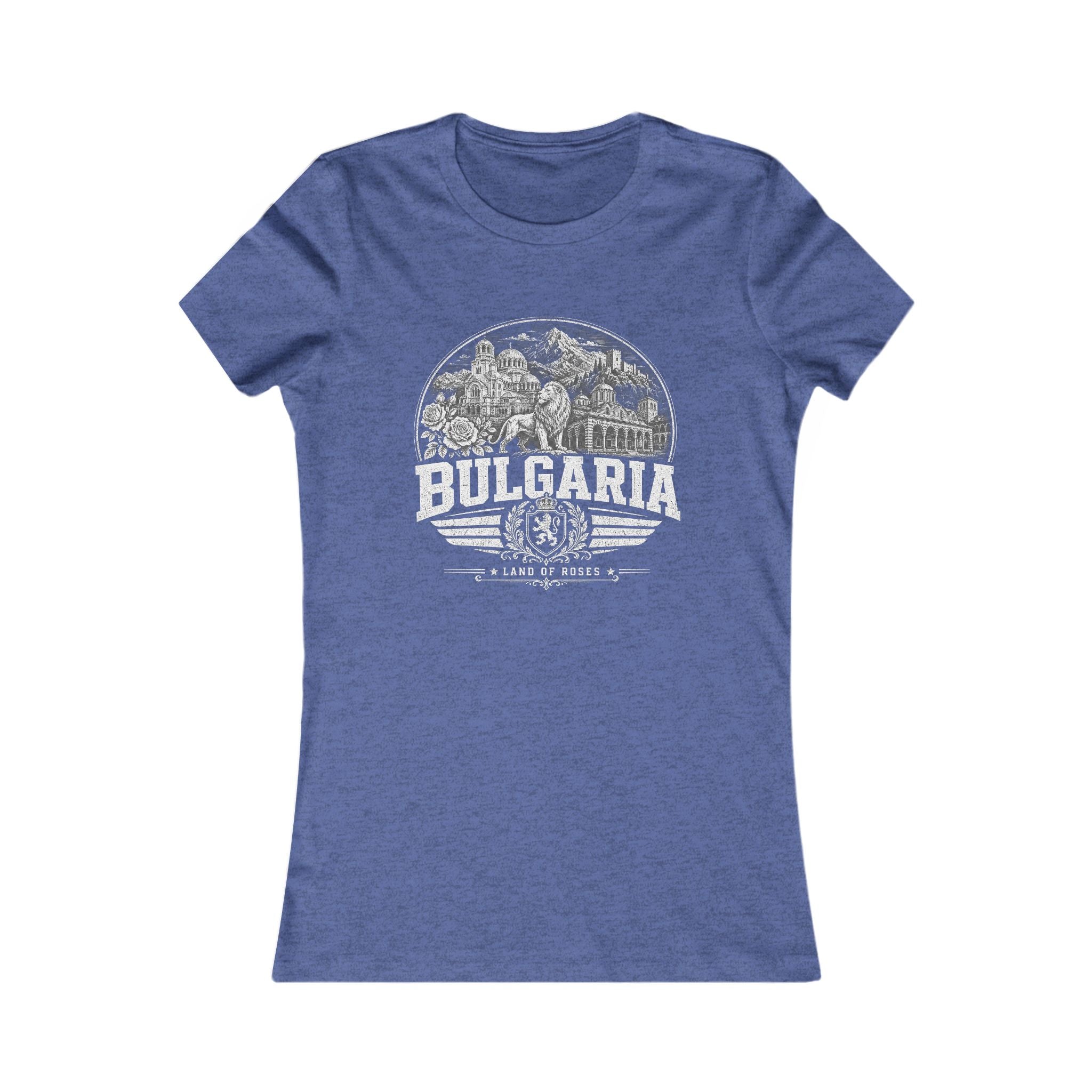 Bulgaria vintage landmarks women's tee — iconic landmark design | Nameshi Destinations (view 13)