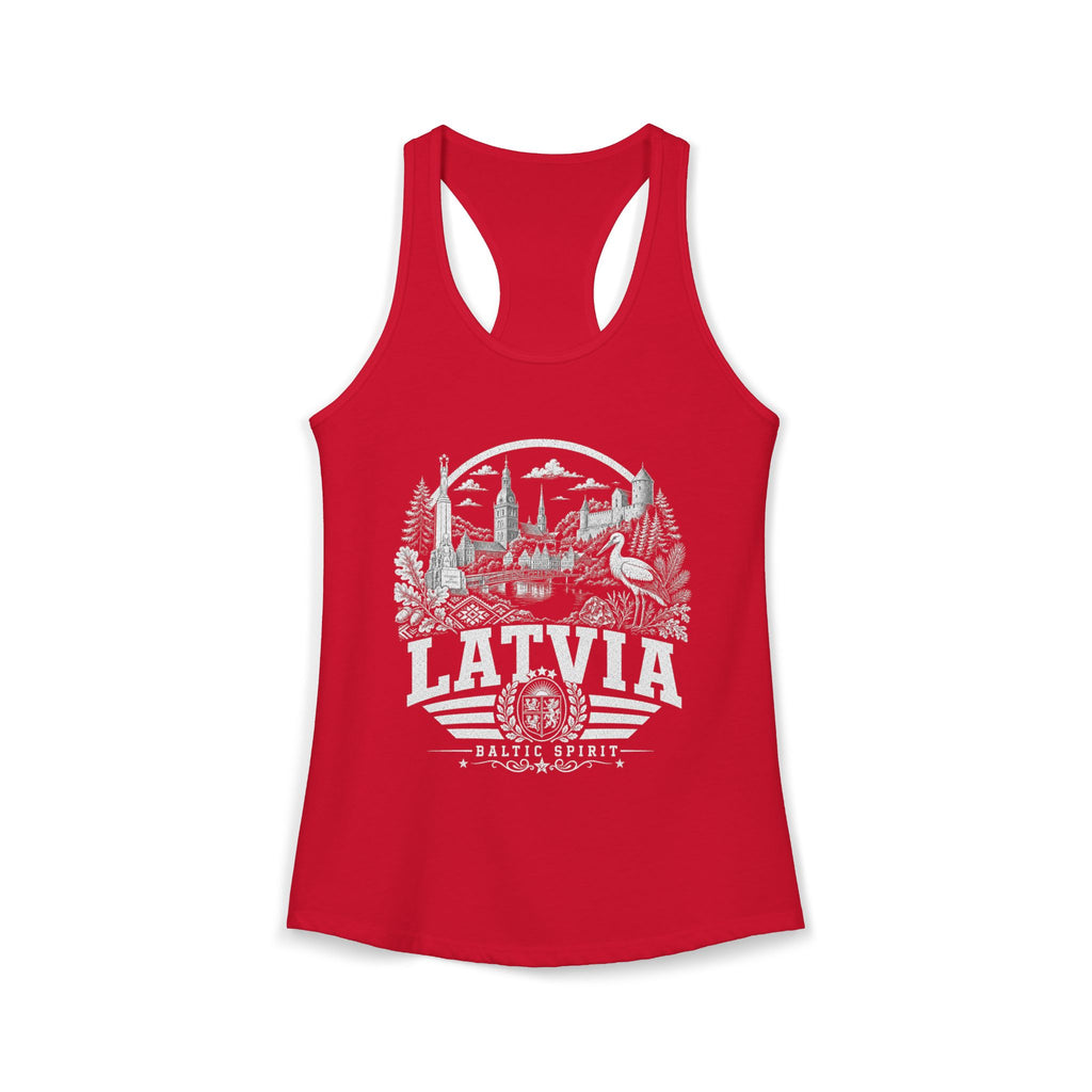 Latvia Baltic Spirit Women's Tank Top