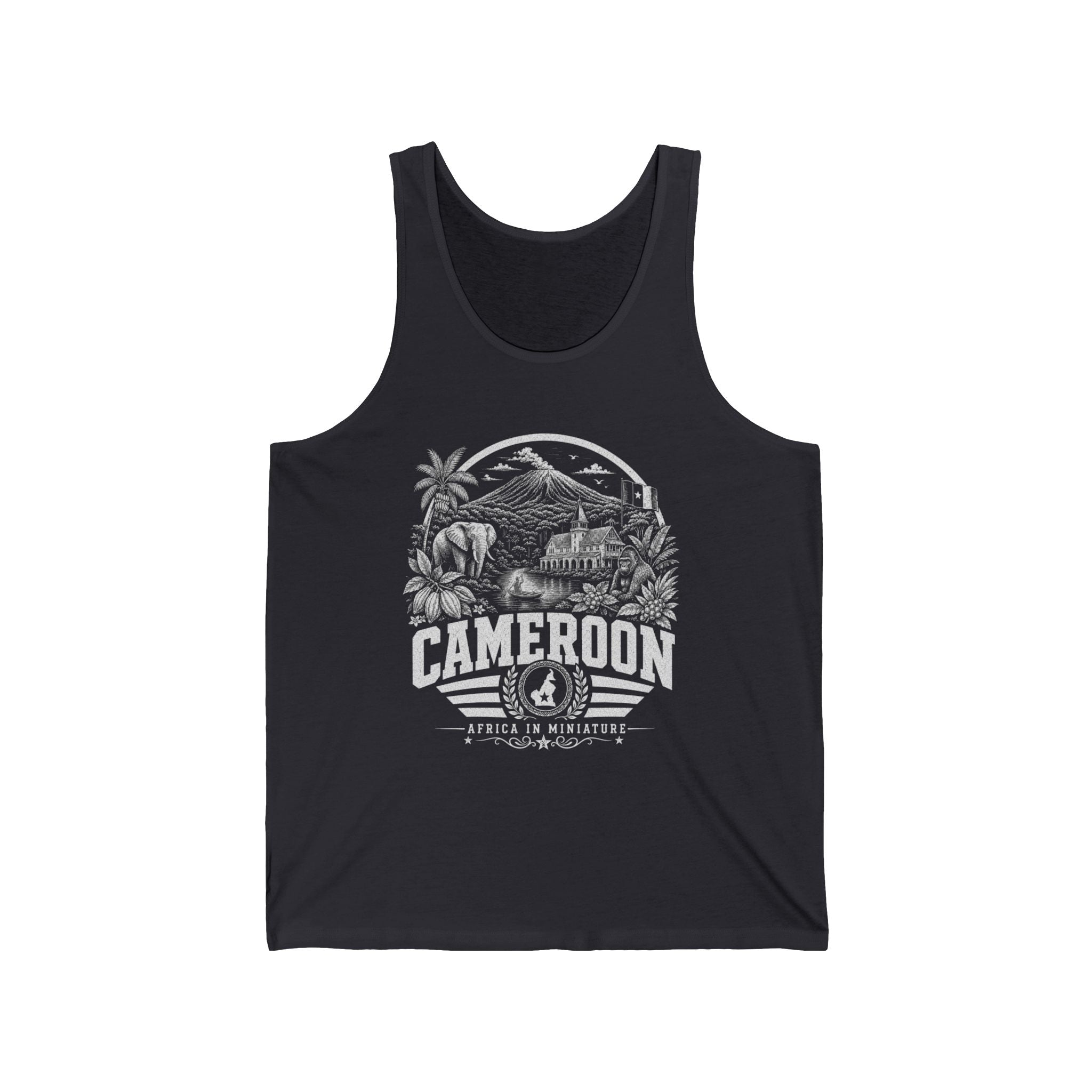 Cameroon Africa in Miniature Men's Tank Top