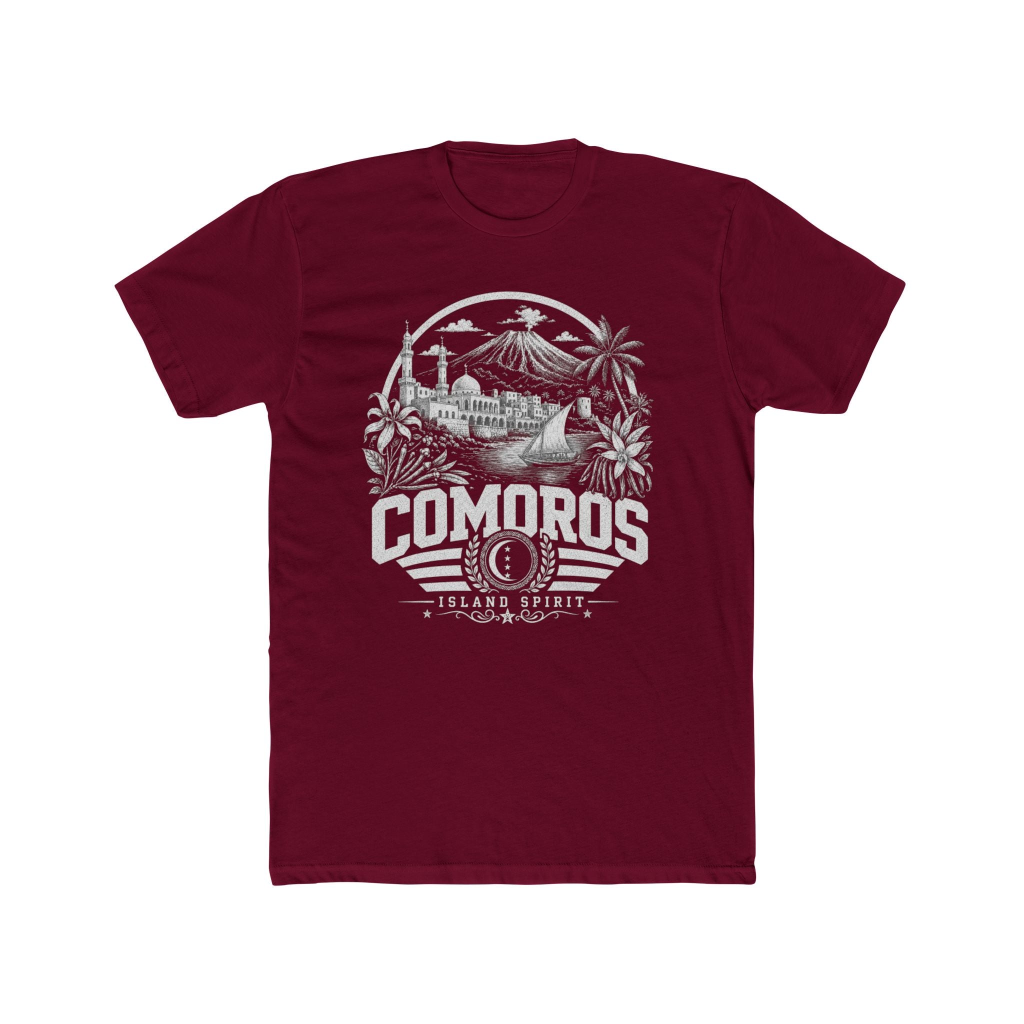 Camiseta Masculina Comoros Island Spirit