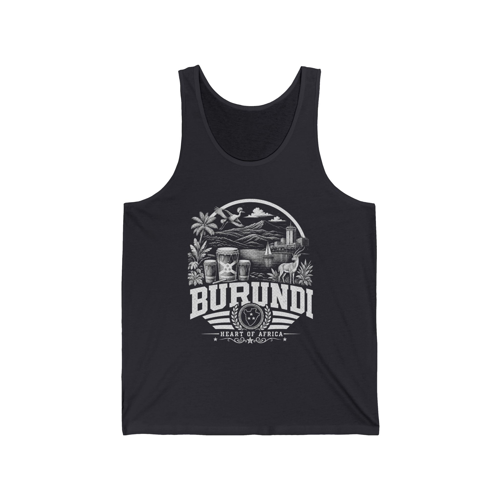 Burundi Heart of Africa Men's Tank Top