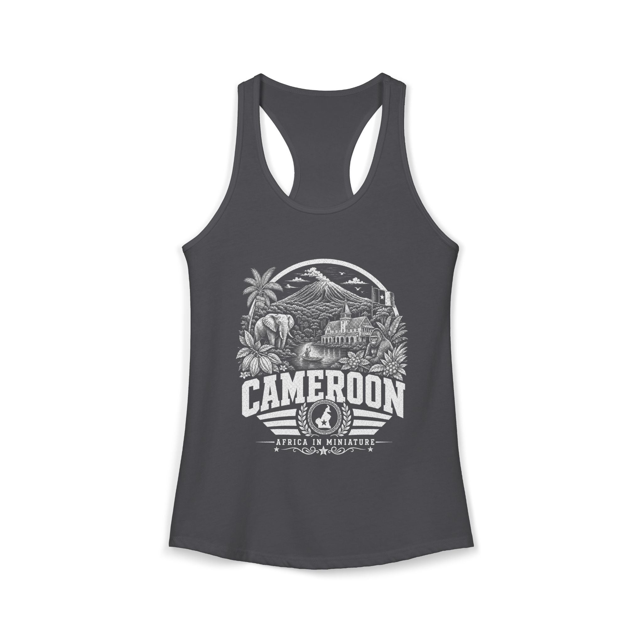 Cameroon Africa in Miniature Women's Tank Top