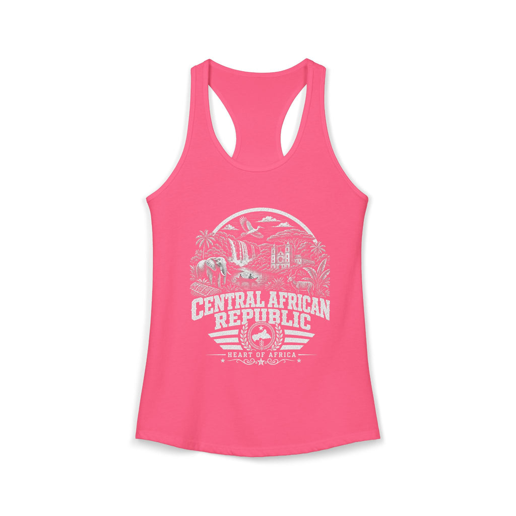 Central African Republic Heart of Africa Women's Tank Top