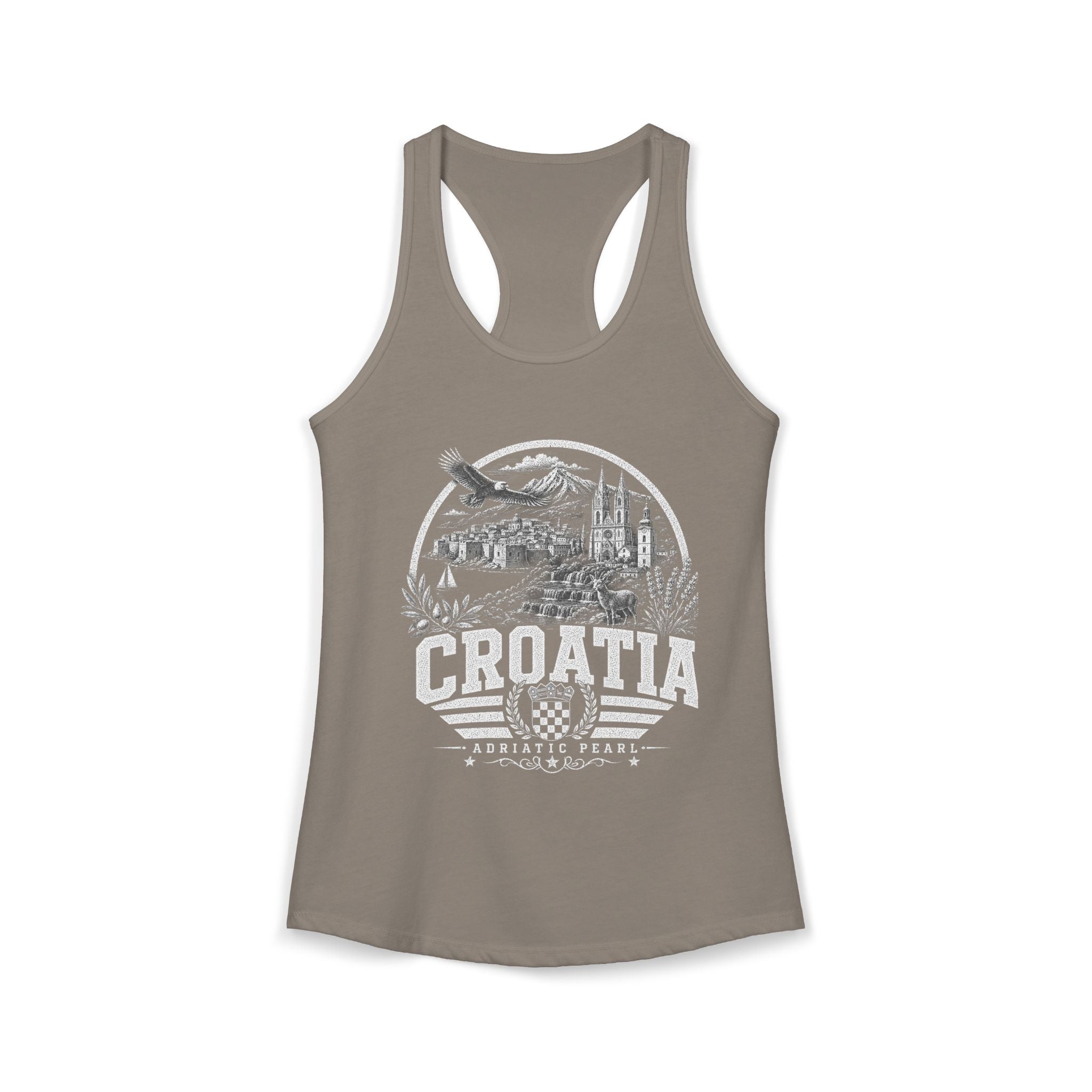 Croatia Adriatic Pearl Women's Tank Top