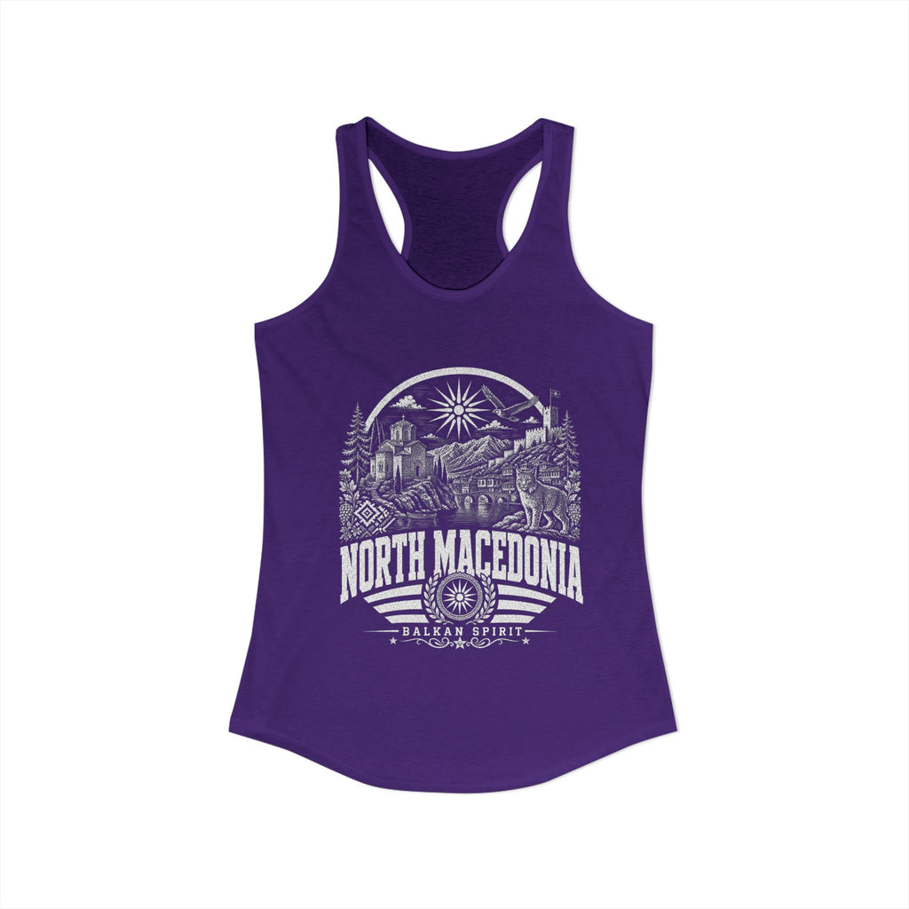 North Macedonia Balkan Spirit Women's Tank Top