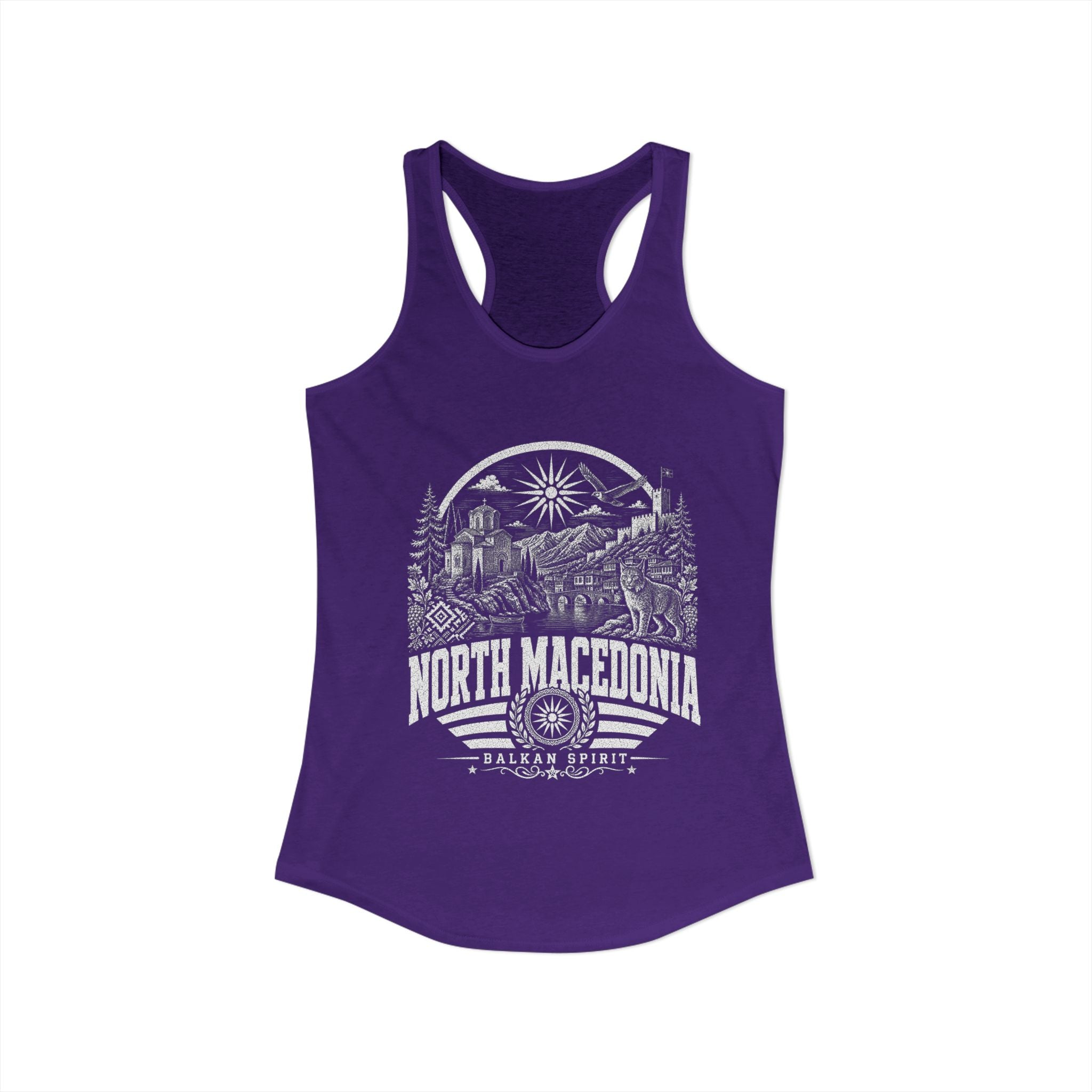 North Macedonia Balkan Spirit Women's Tank Top