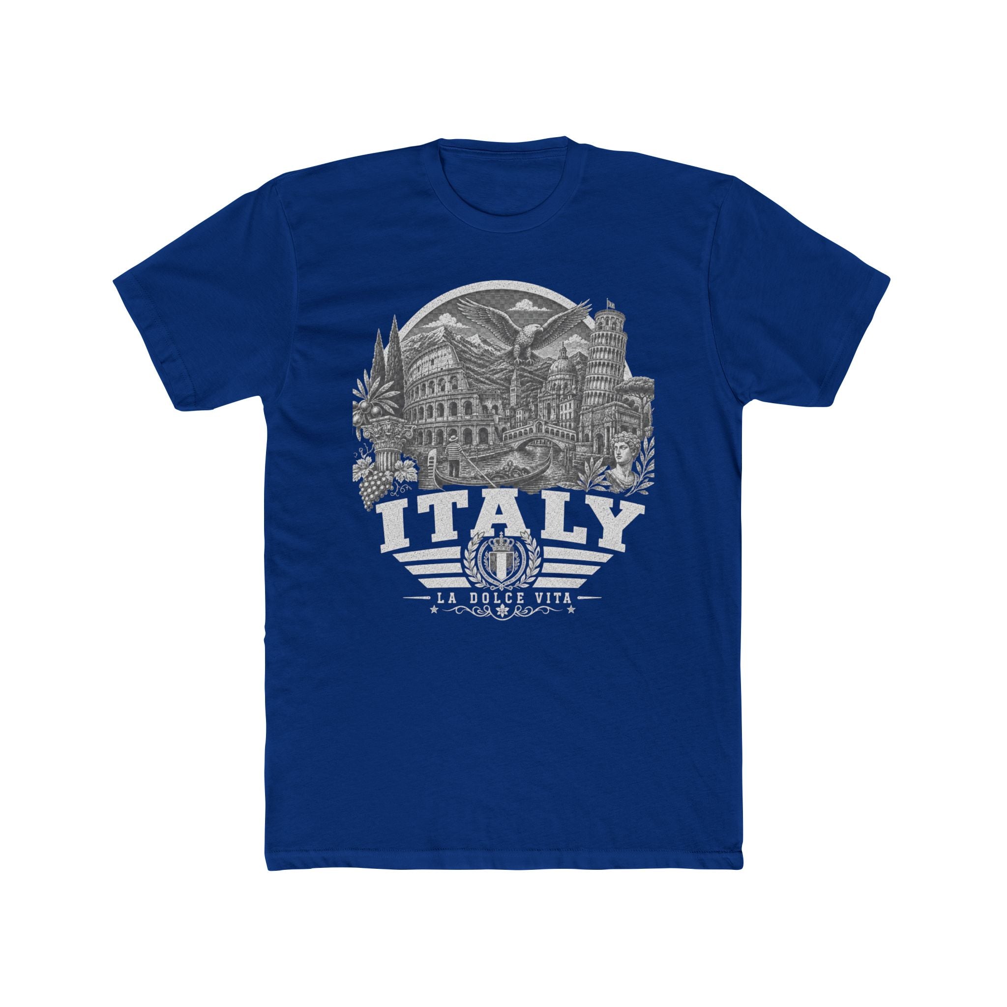 Italy vintage landmarks men's tee — iconic landmark design | Nameshi Destinations (view 11)