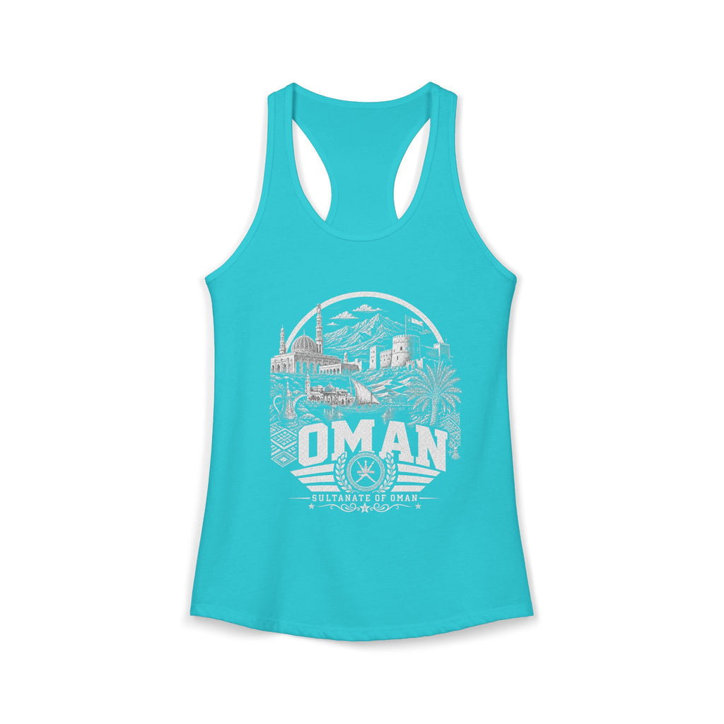 Omán Sultanato de Omán Camiseta sin mangas para mujer