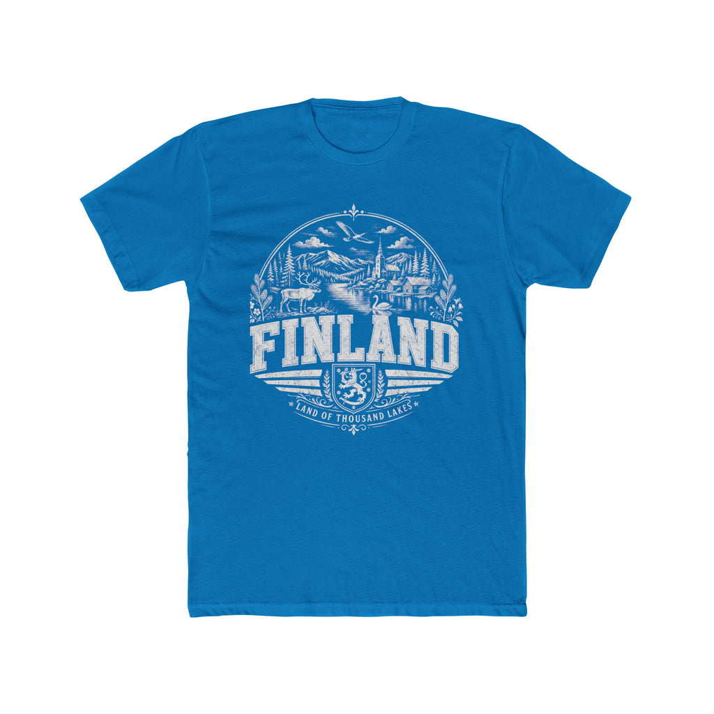 Finland vintage landmarks men's tee — iconic landmark design | Nameshi Destinations (view 9)