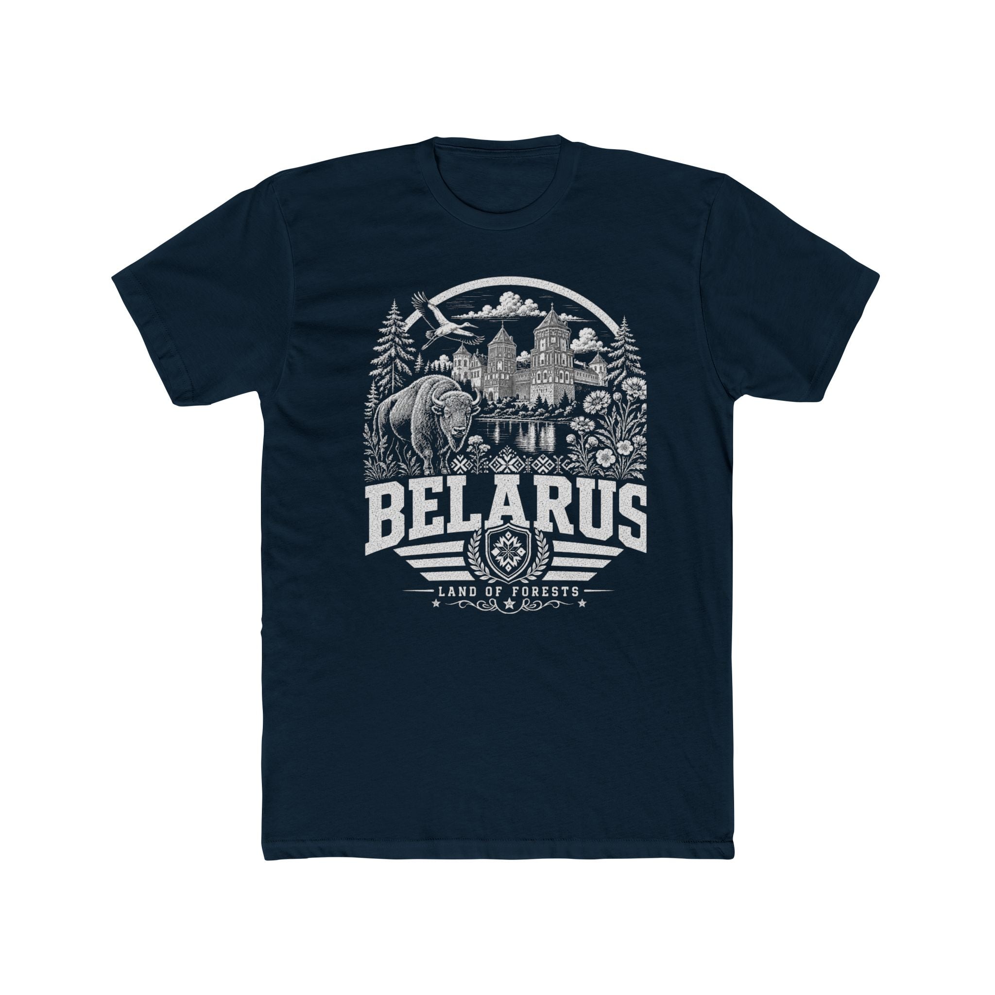Belarus vintage landmarks men's tee — iconic landmark design | Nameshi Destinations (view 12)