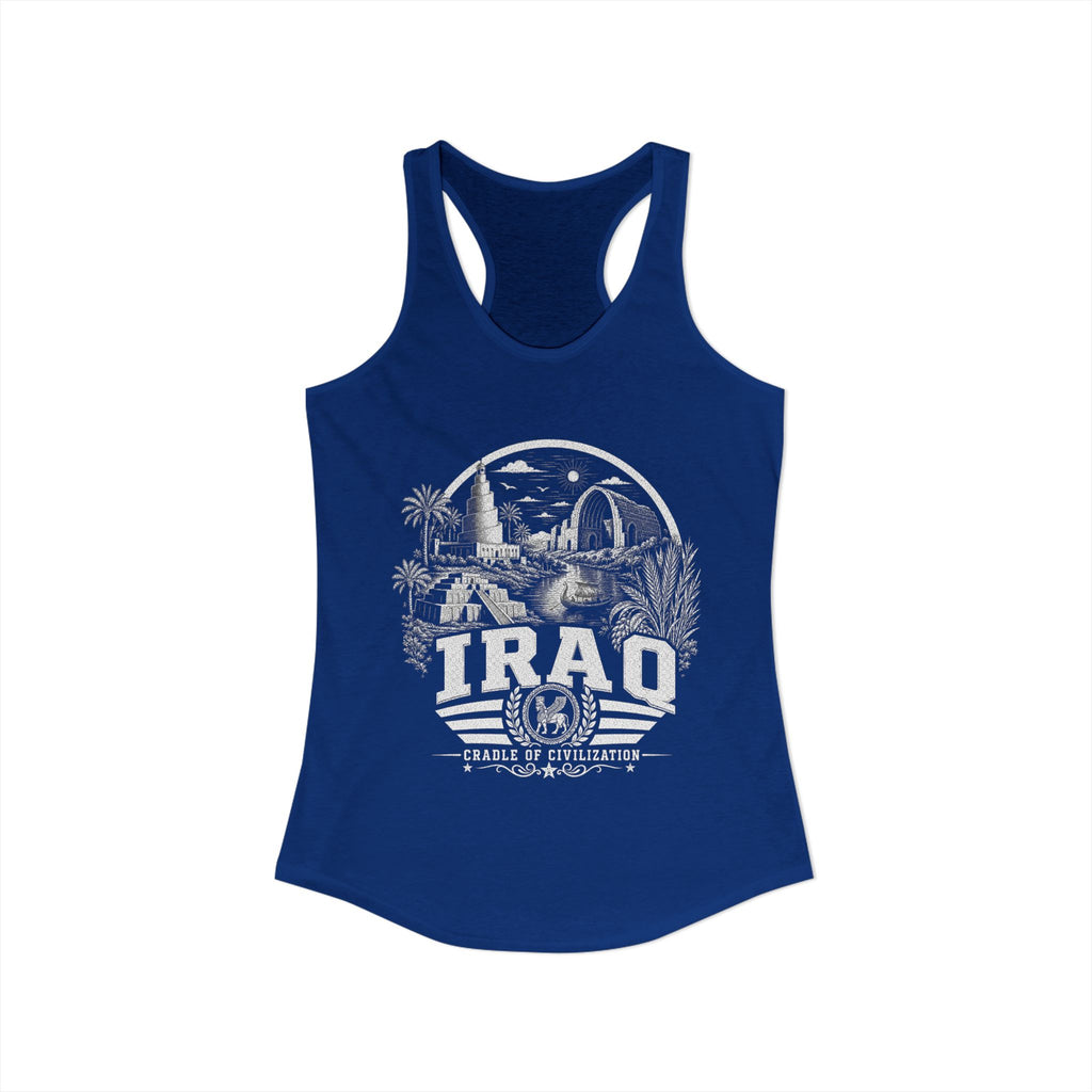 Camiseta sin mangas de mujer "Irak Cuna de la Civilización"