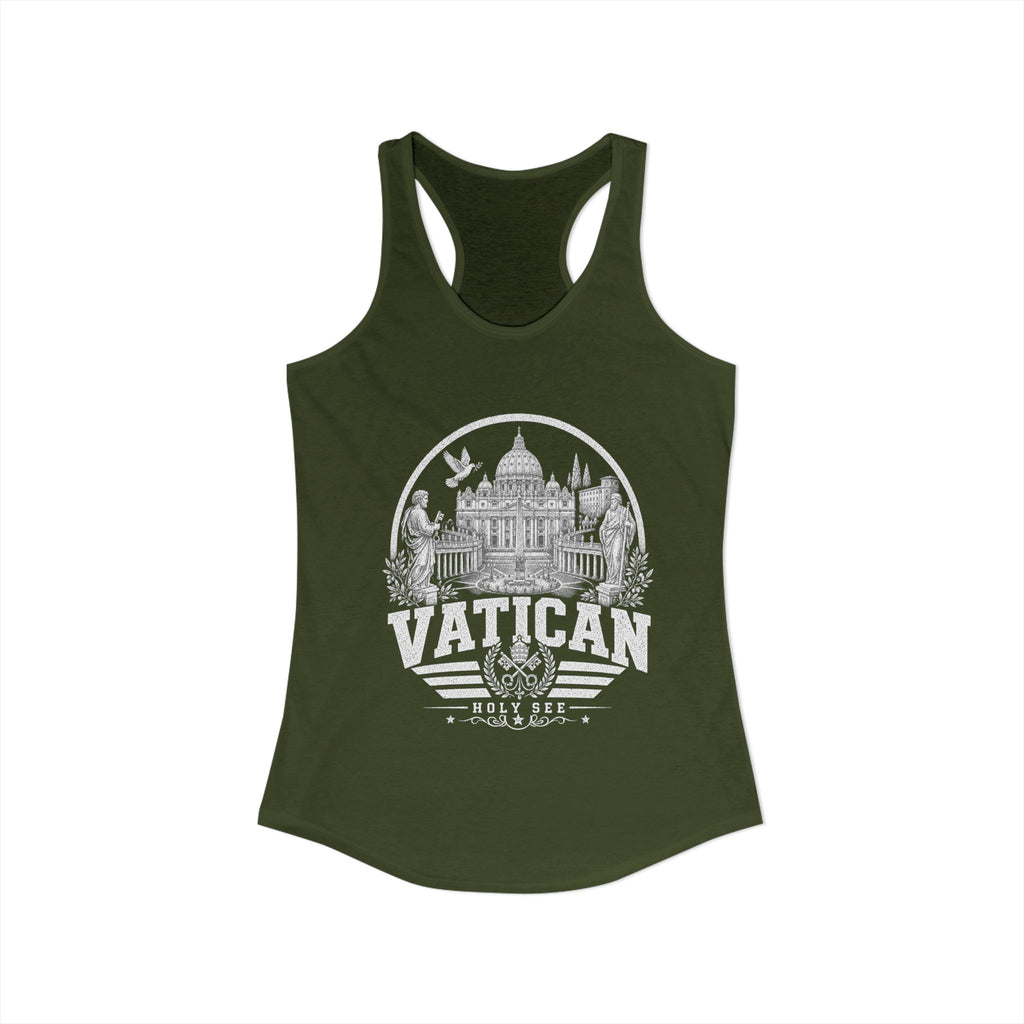 Vatican vintage landmarks tank top — iconic landmark design | Nameshi Destinations (view 29)
