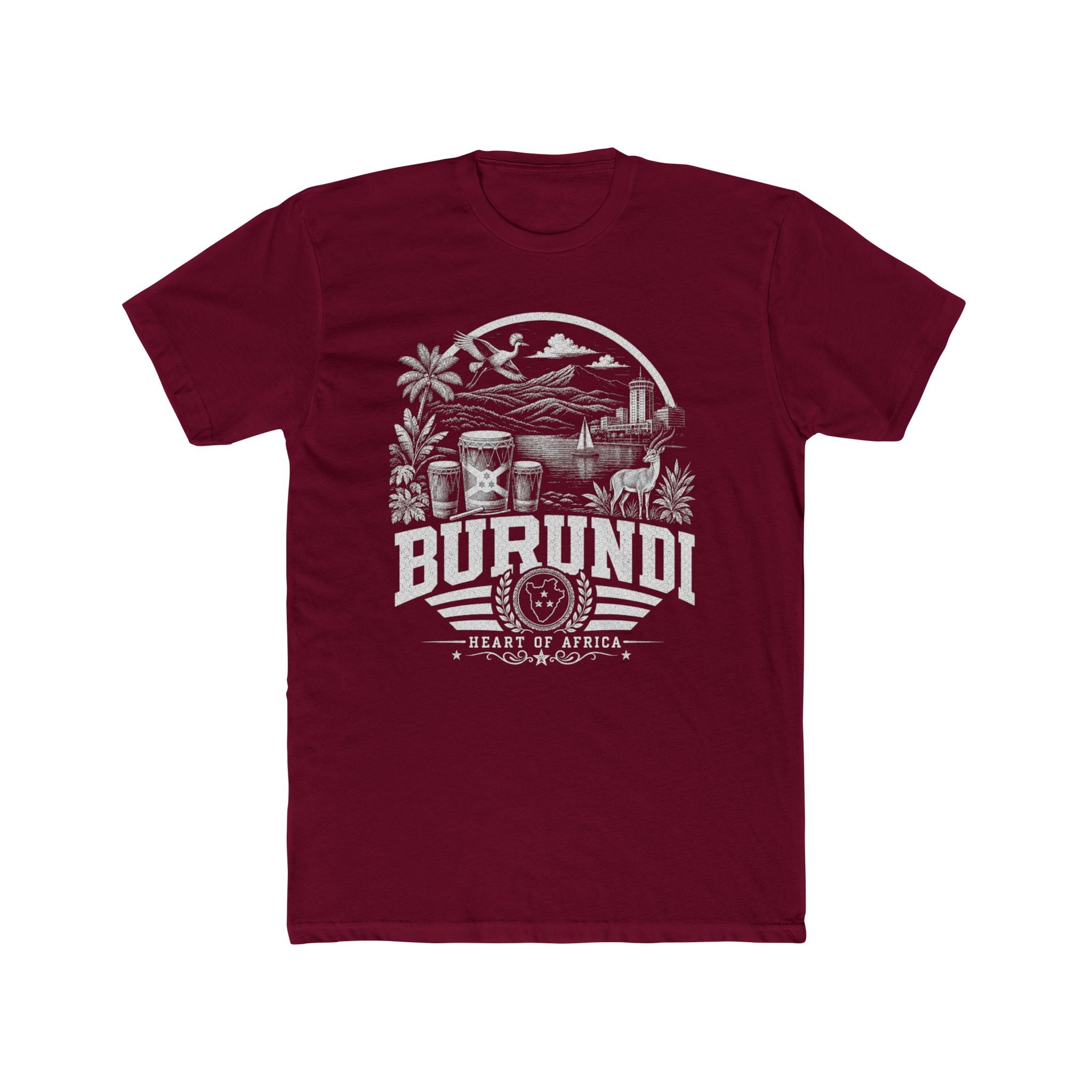 Burundi Heart of Africa Men's Tee
