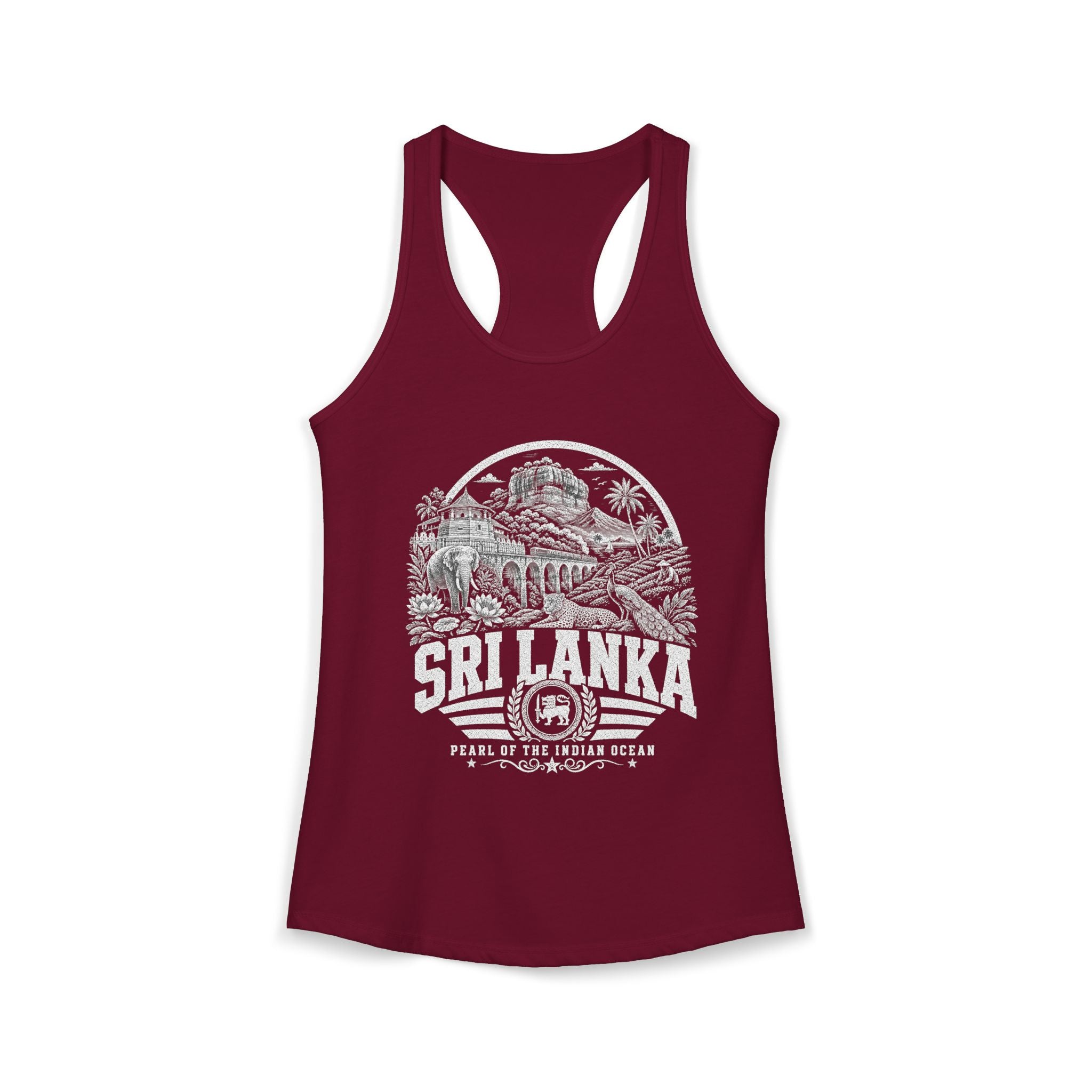 Sri Lanka Pearl of the Indian Ocean Women's Tank Top