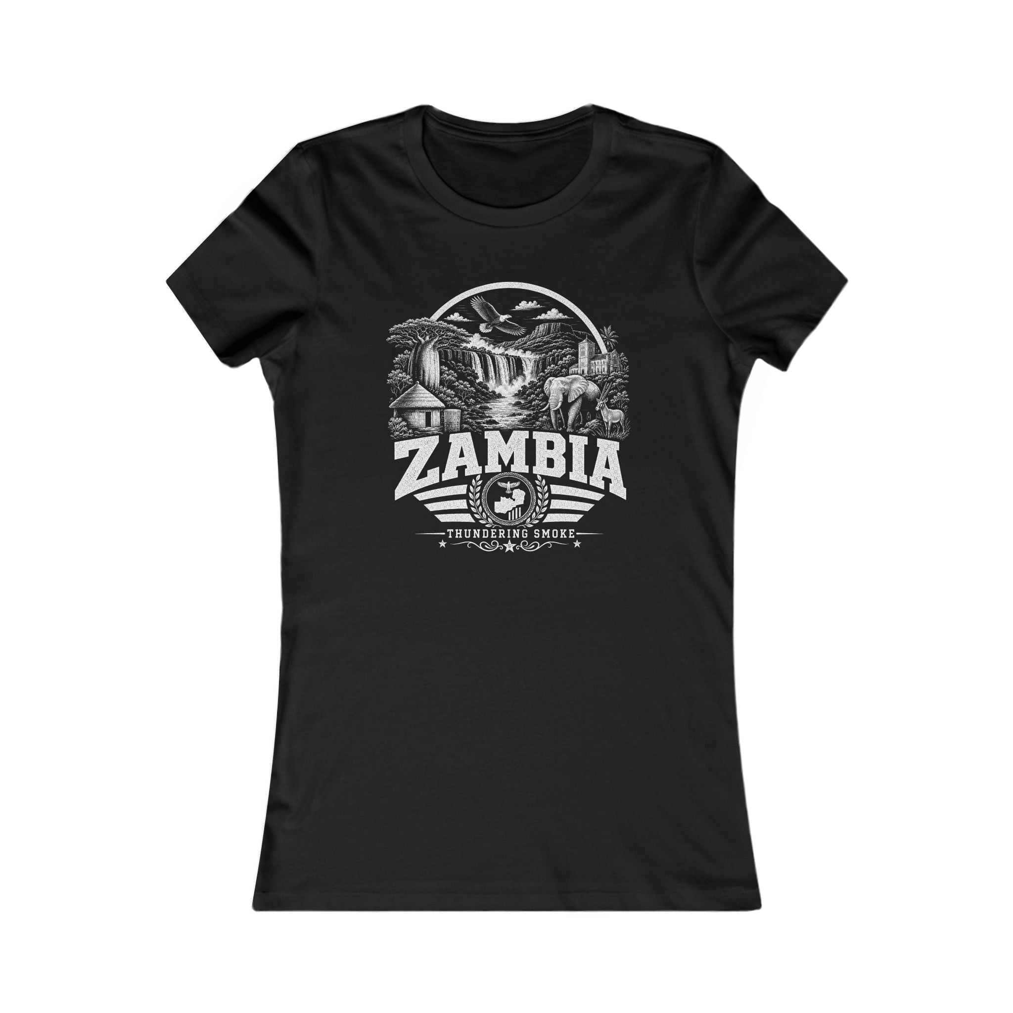 Camiseta Feminina Zambia Thundering Smoke