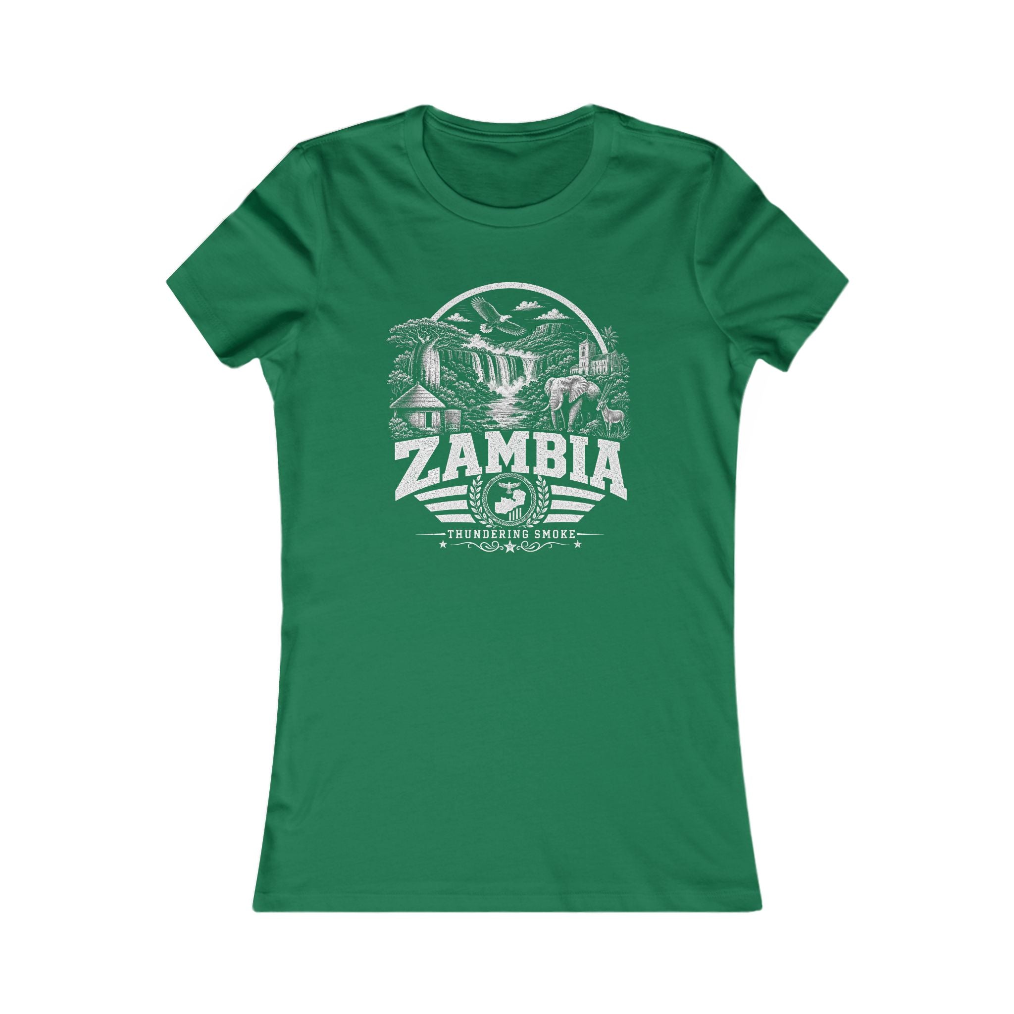 Camiseta Feminina Zambia Thundering Smoke