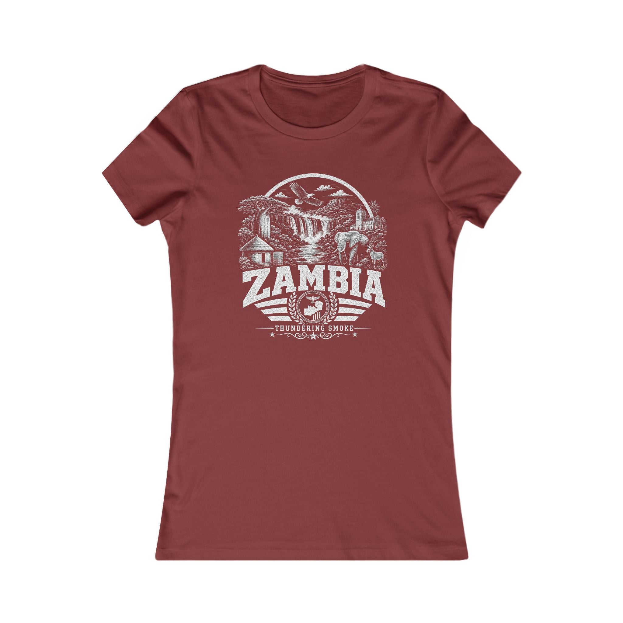 Camiseta Feminina Zambia Thundering Smoke