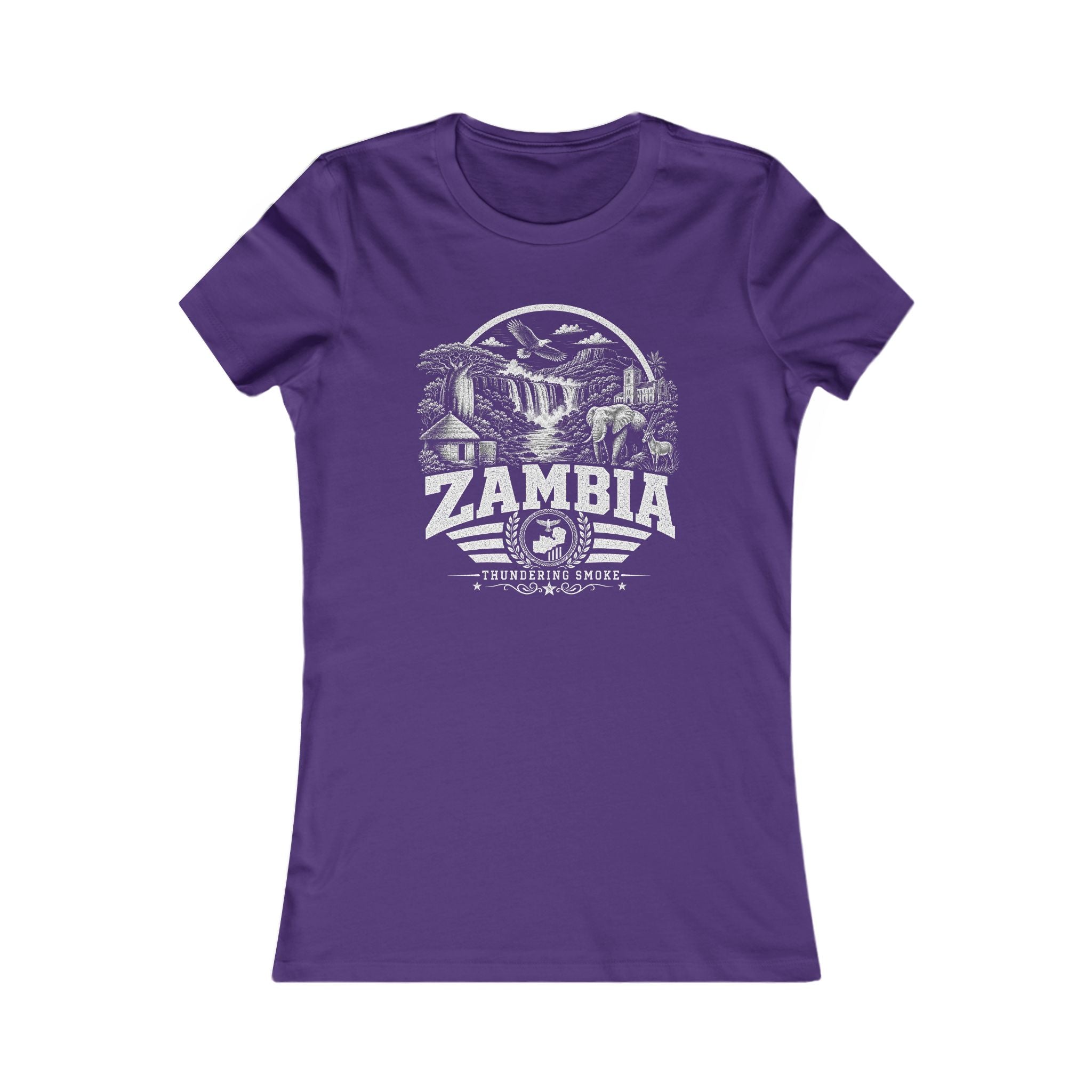 Camiseta Feminina Zambia Thundering Smoke