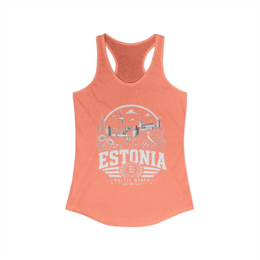 Estonia vintage landmarks tank top — iconic landmark design | Nameshi Destinations (view 17)