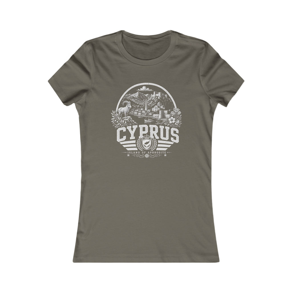Cyprus vintage landmarks women's tee — iconic landmark design | Nameshi Destinations (view 10)