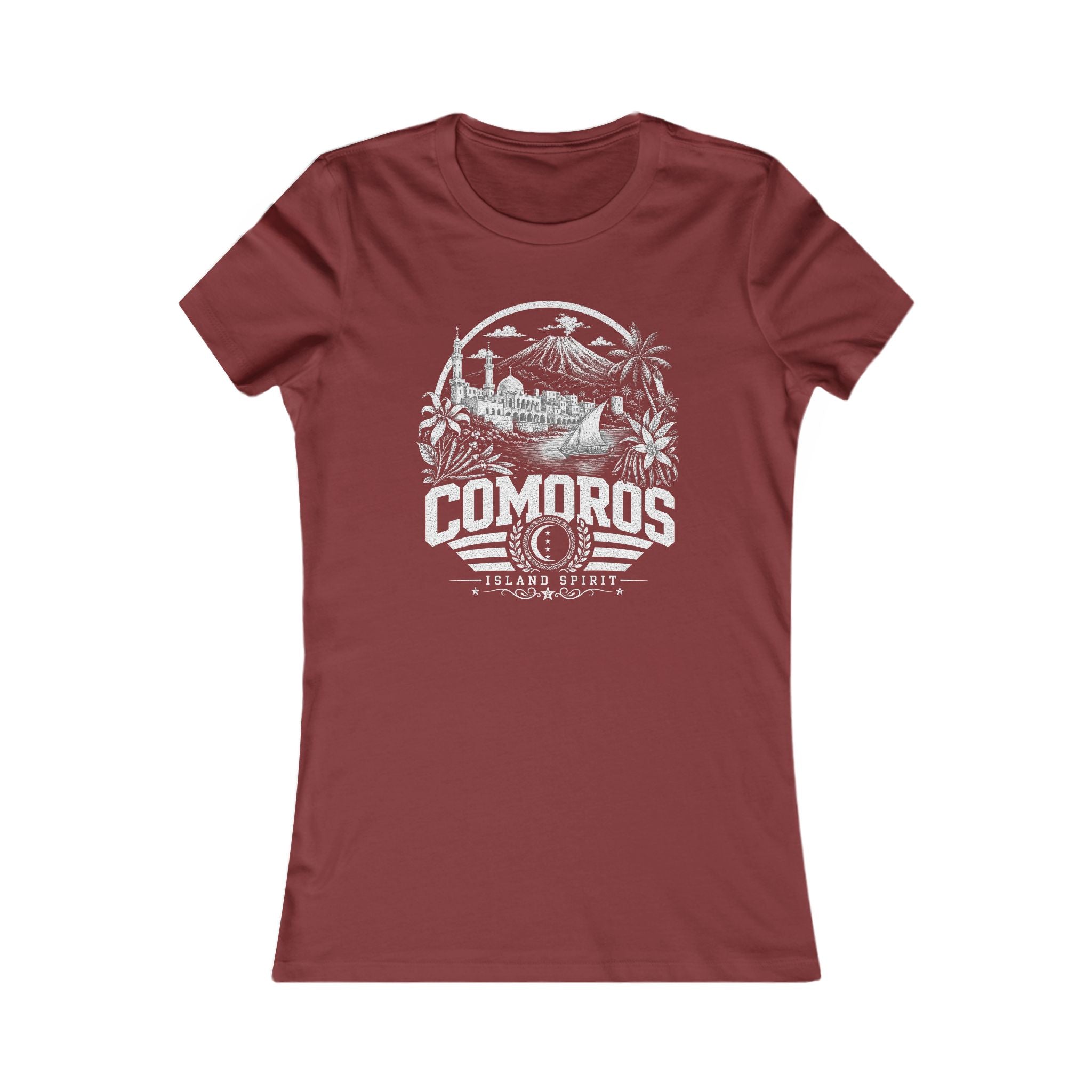 Camiseta Feminina Comoros Island Spirit