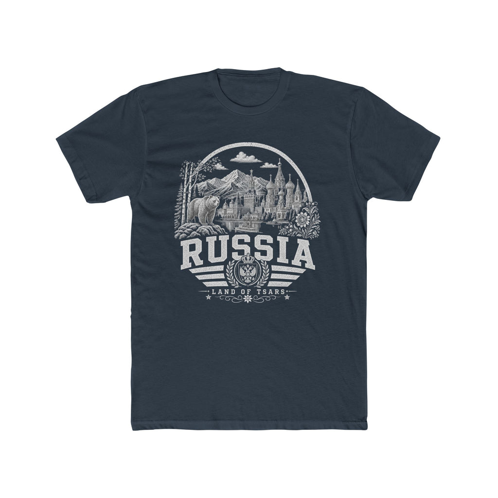 Russia vintage landmarks men's tee — iconic landmark design | Nameshi Destinations (view 8)