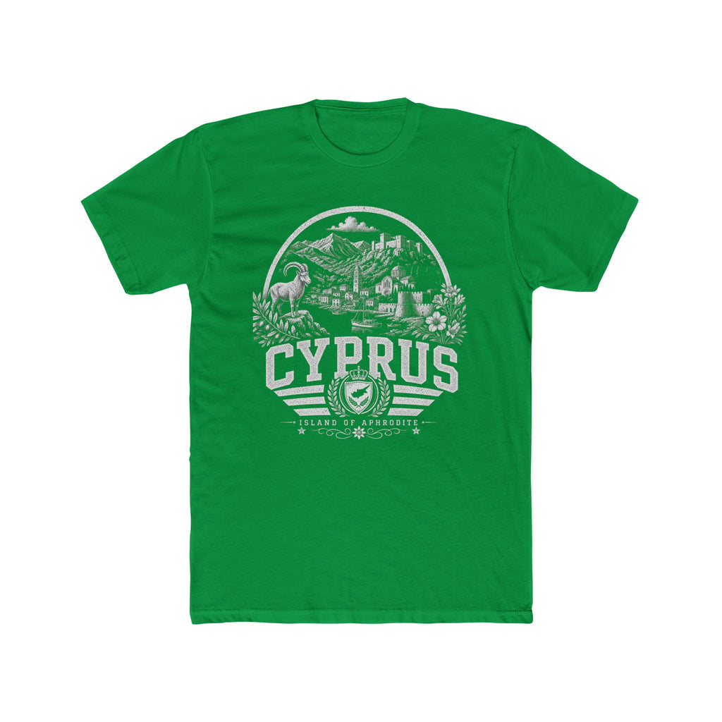 Cyprus vintage landmarks men's tee — iconic landmark design | Nameshi Destinations (view 6)