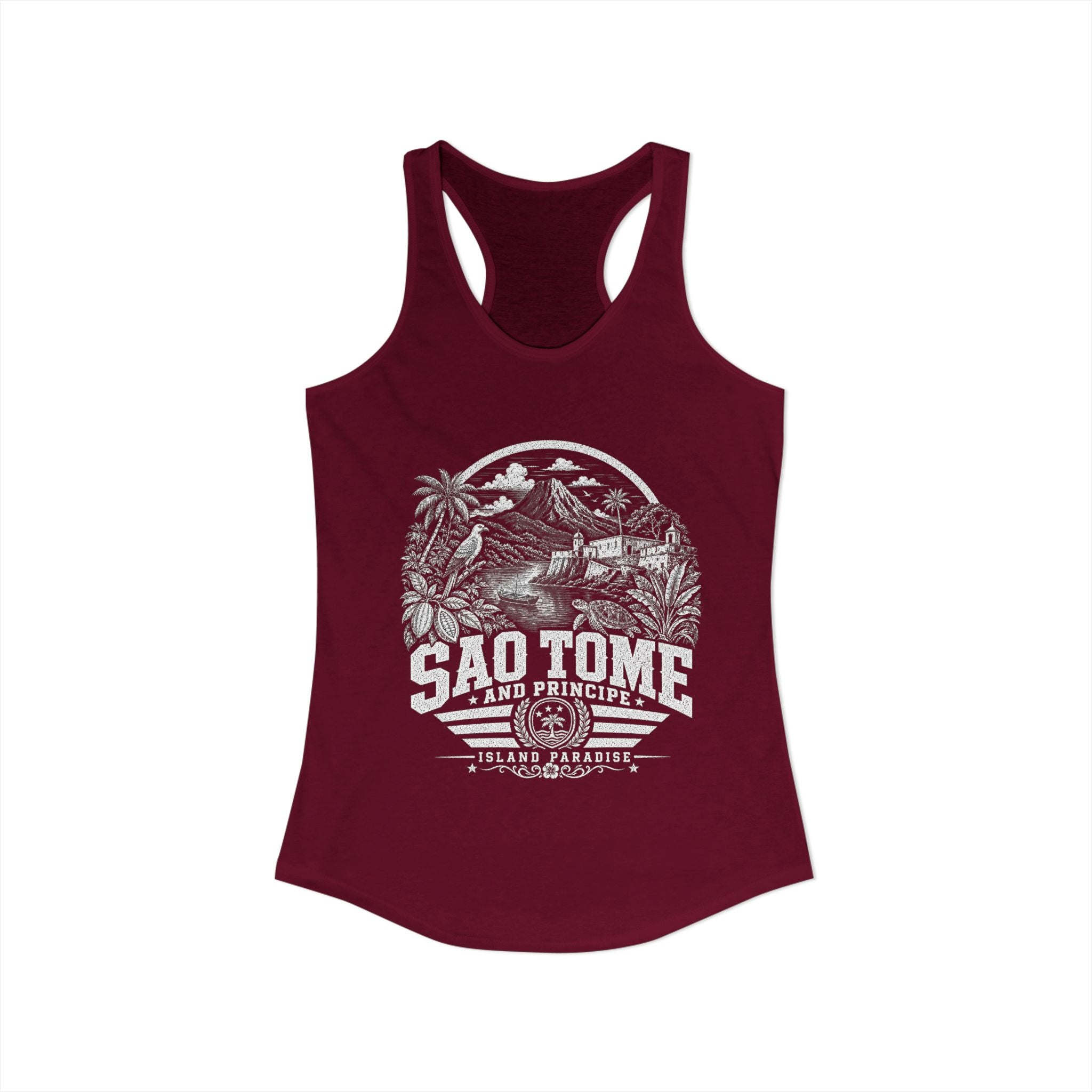 Sao Tome and Principe Island Paradise Women's Tank Top