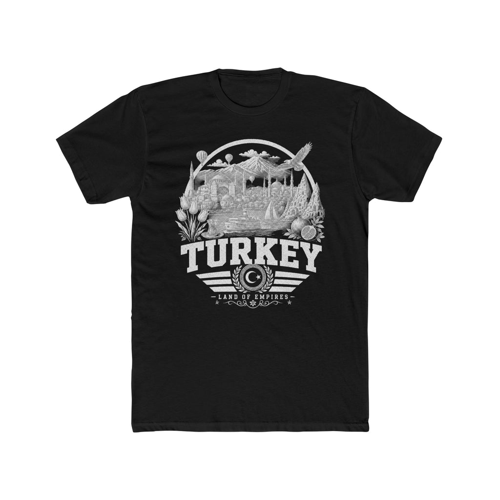 Turkey vintage landmarks men's tee — iconic landmark design | Nameshi Destinations (view 2)