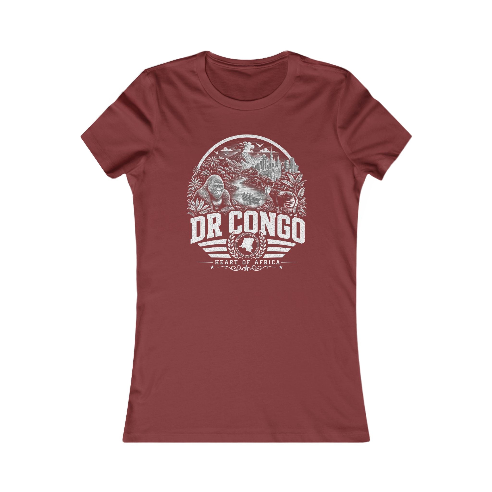 Democratic Republic of the Congo Heart of Africa Women's Tee