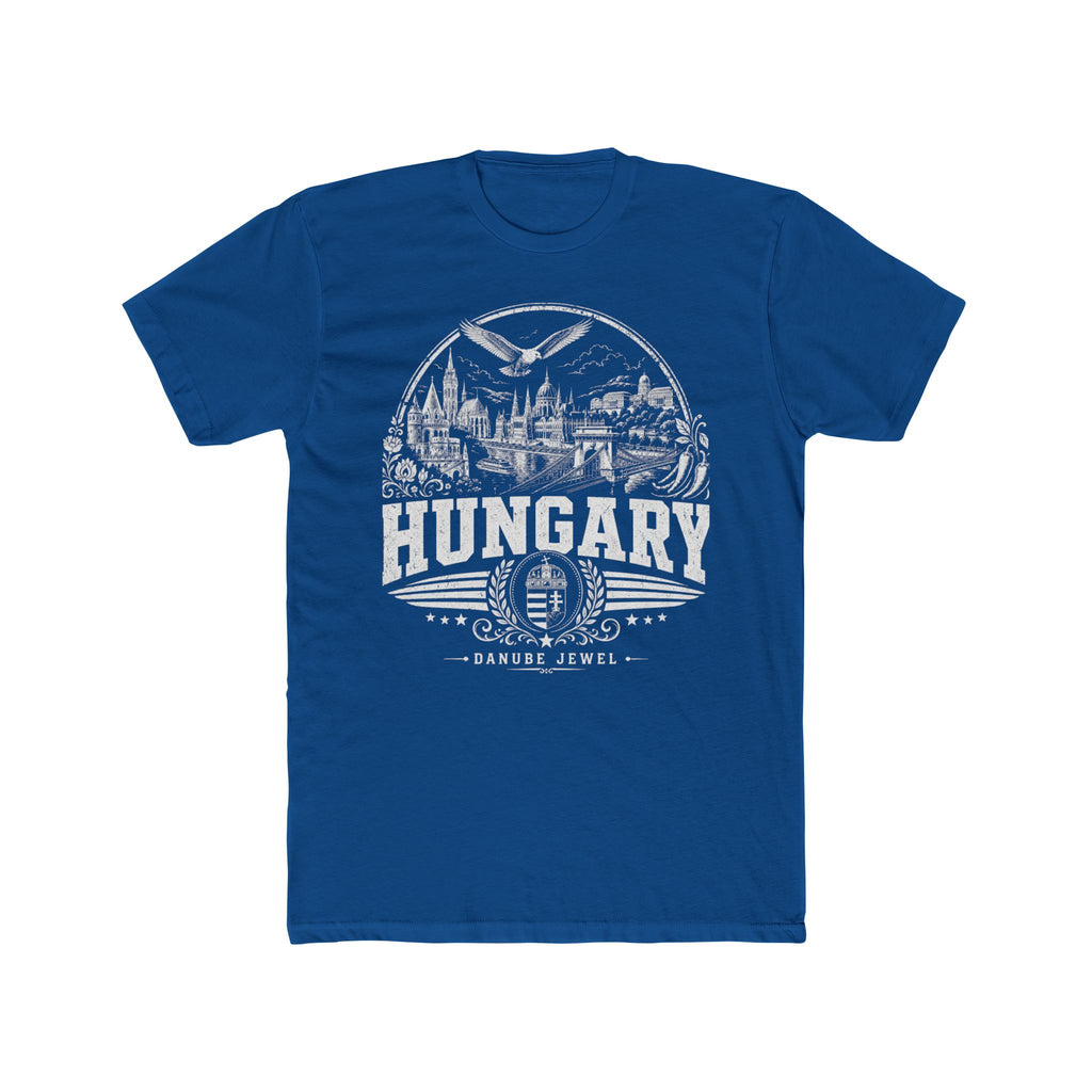 Hungary vintage landmarks men's tee — iconic landmark design | Nameshi Destinations (view 10)