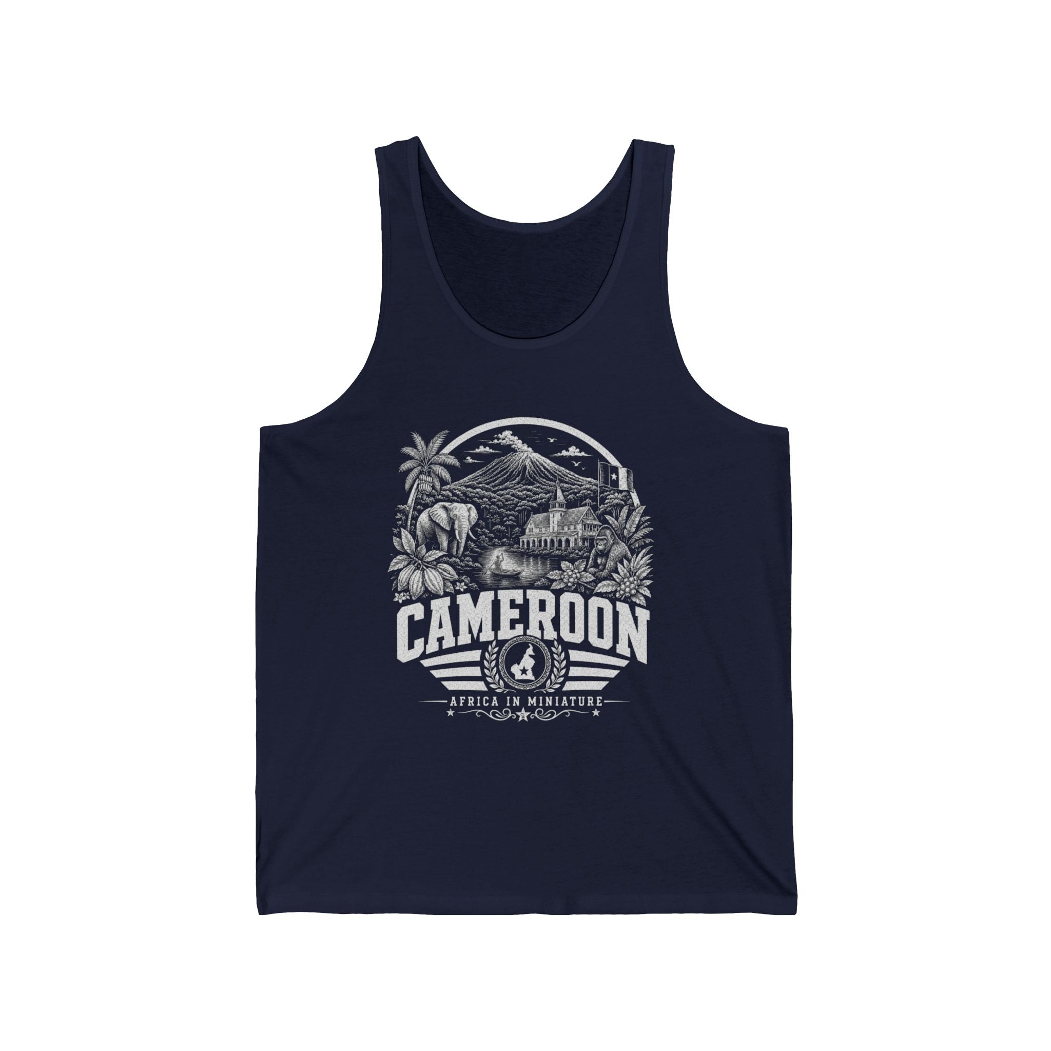 Cameroon Africa in Miniature Men's Tank Top