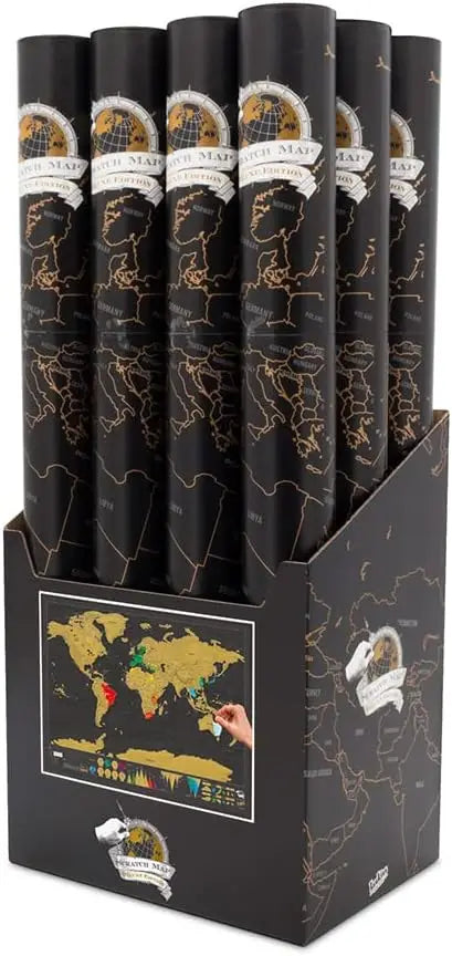 Scratch-Off World Travel Map — Track Every Adventure
