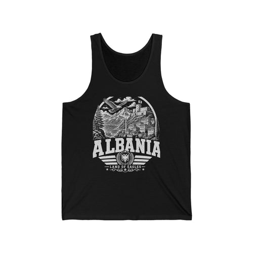 Albania Men's Tank Top — Black